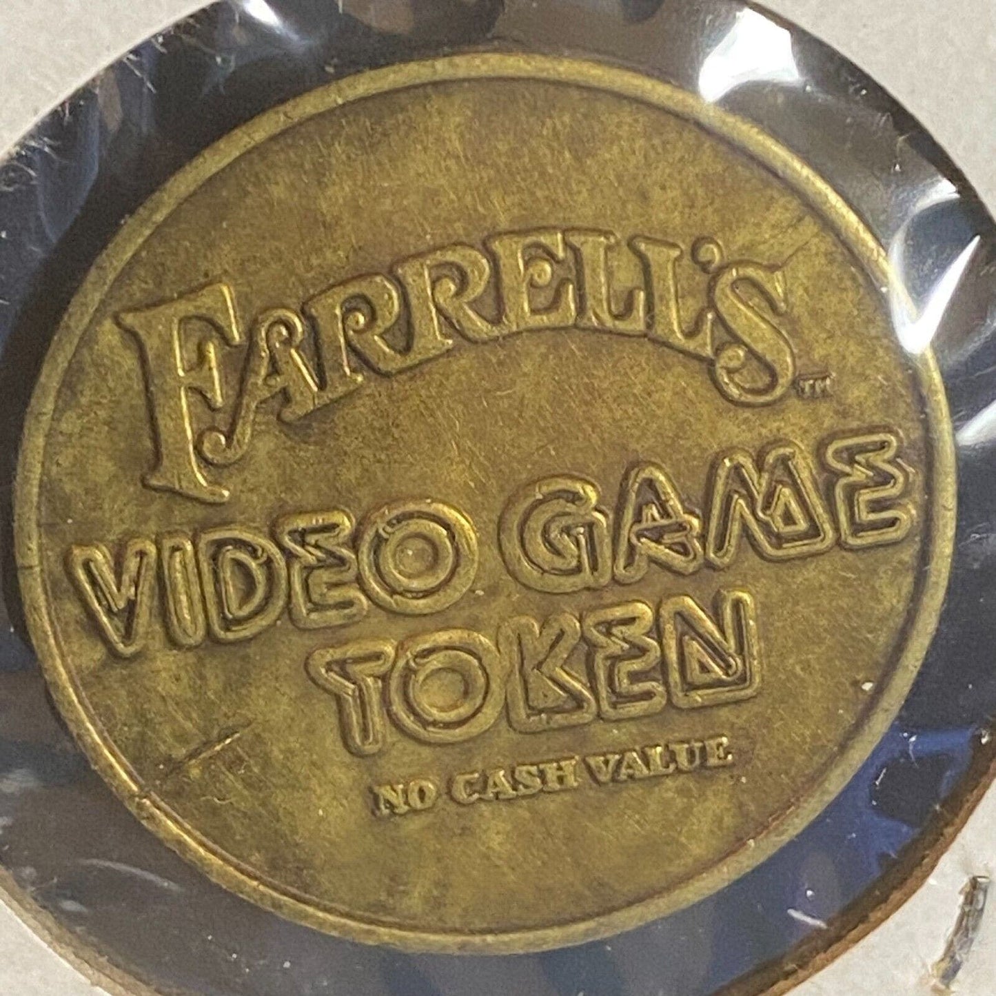 Farrell's "The Party Place" SF, CA Video Game Token Brass c1980's 25mm Candles