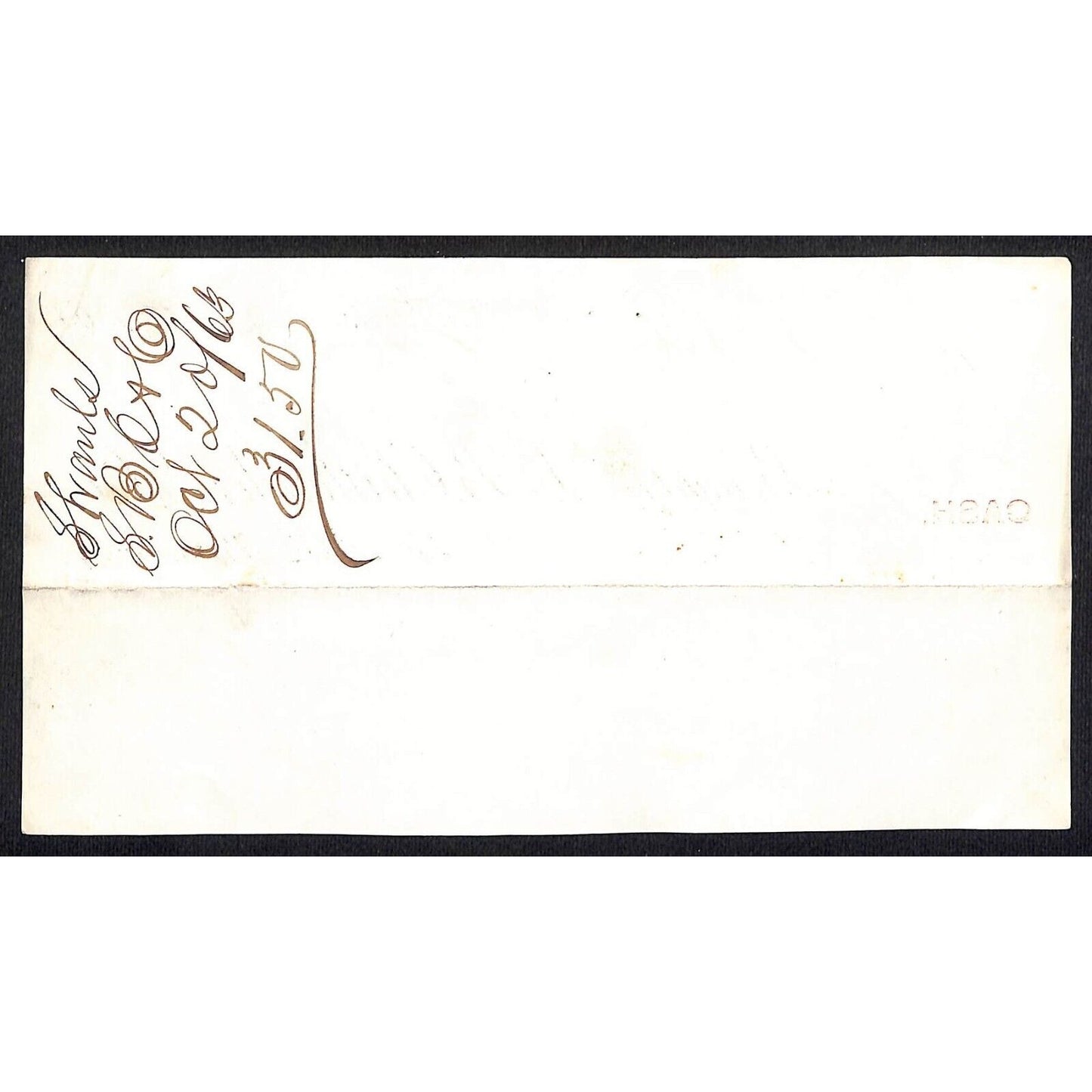 L.B. Chittenden & Co. Hosiery Broadway NYC 1863 J.J. Cover* Billhead VGC