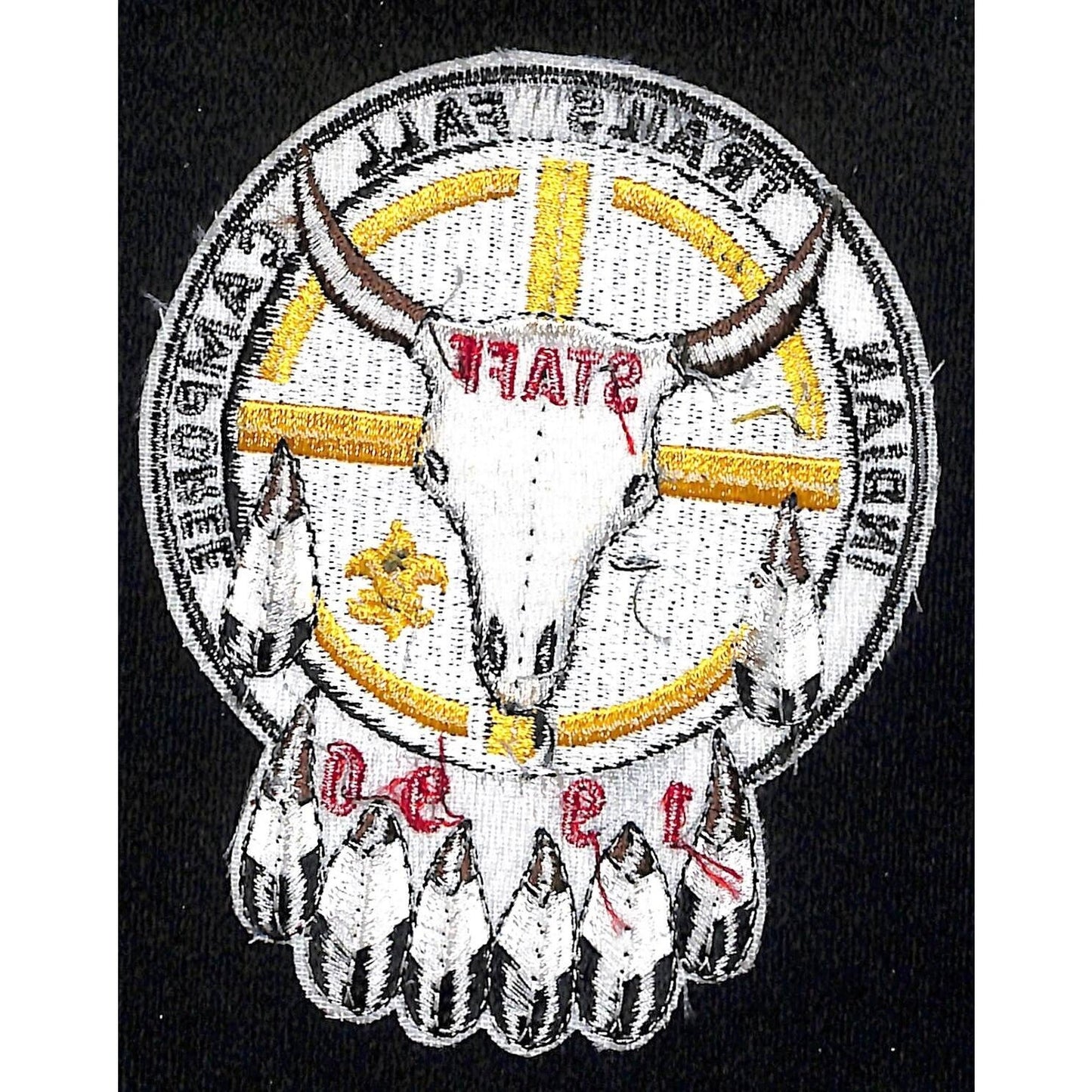 Boy Scouts BSA 1990 Indian Trails Fall Camporee "Staff" Patch Scarce