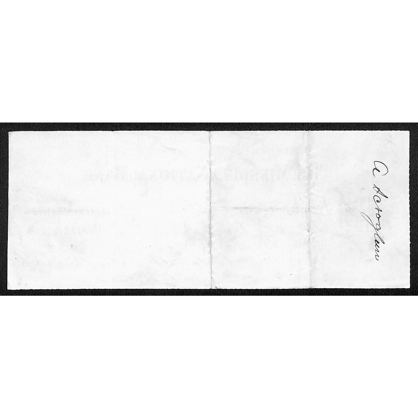 1888 Missoula National Bank Montana Territory Check Helena & Victor Mining #590