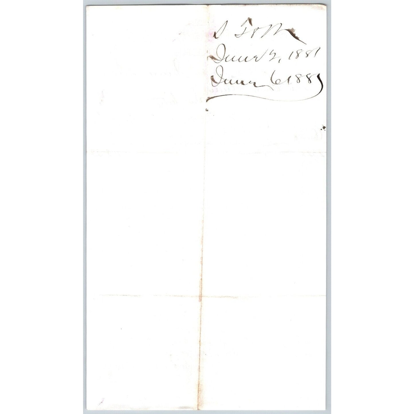 Sebree, Ferris & White Bankers Dillon, MT 6/2 1881 Statement Henry Elling*
