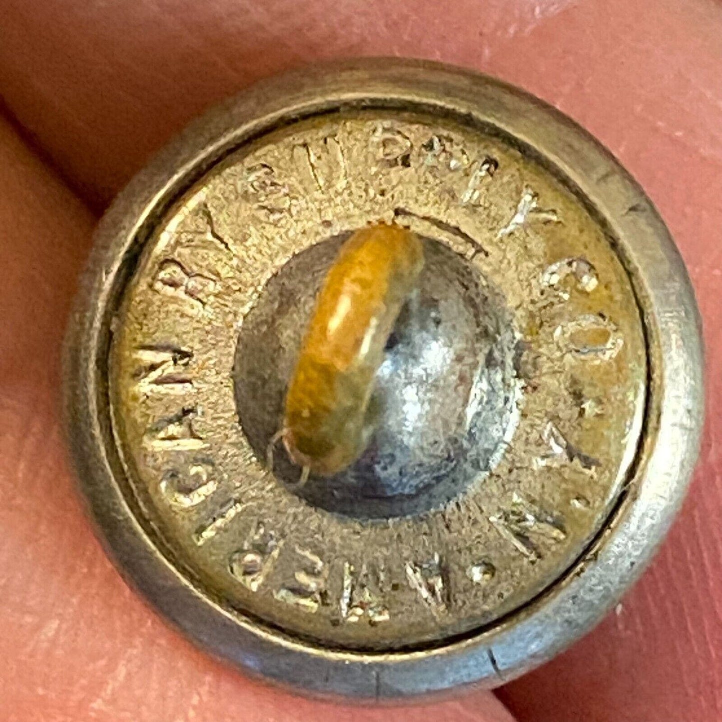PRR Railroad Uniform Button Convex American RY Supply 14mm