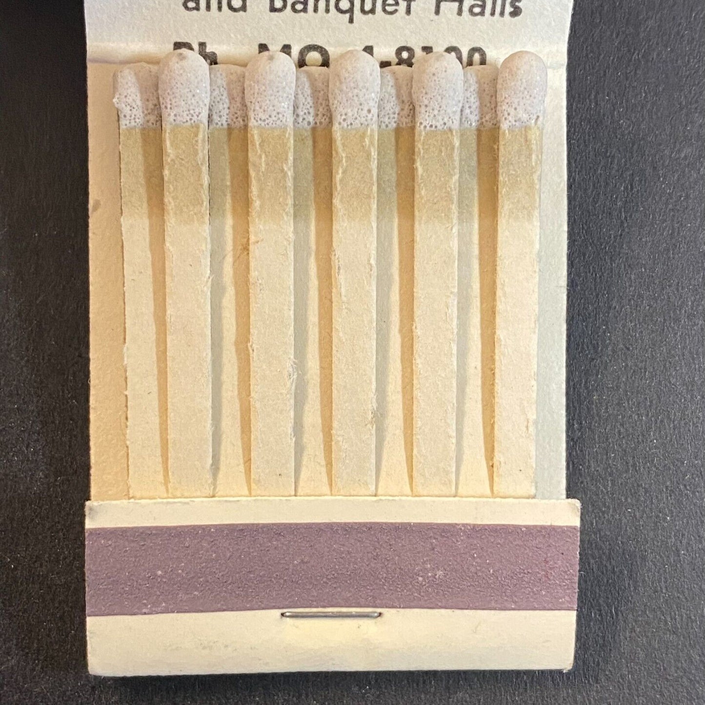 La Salle Motor Lodge Chicago c1966 Full Matchbook VGC Scarce