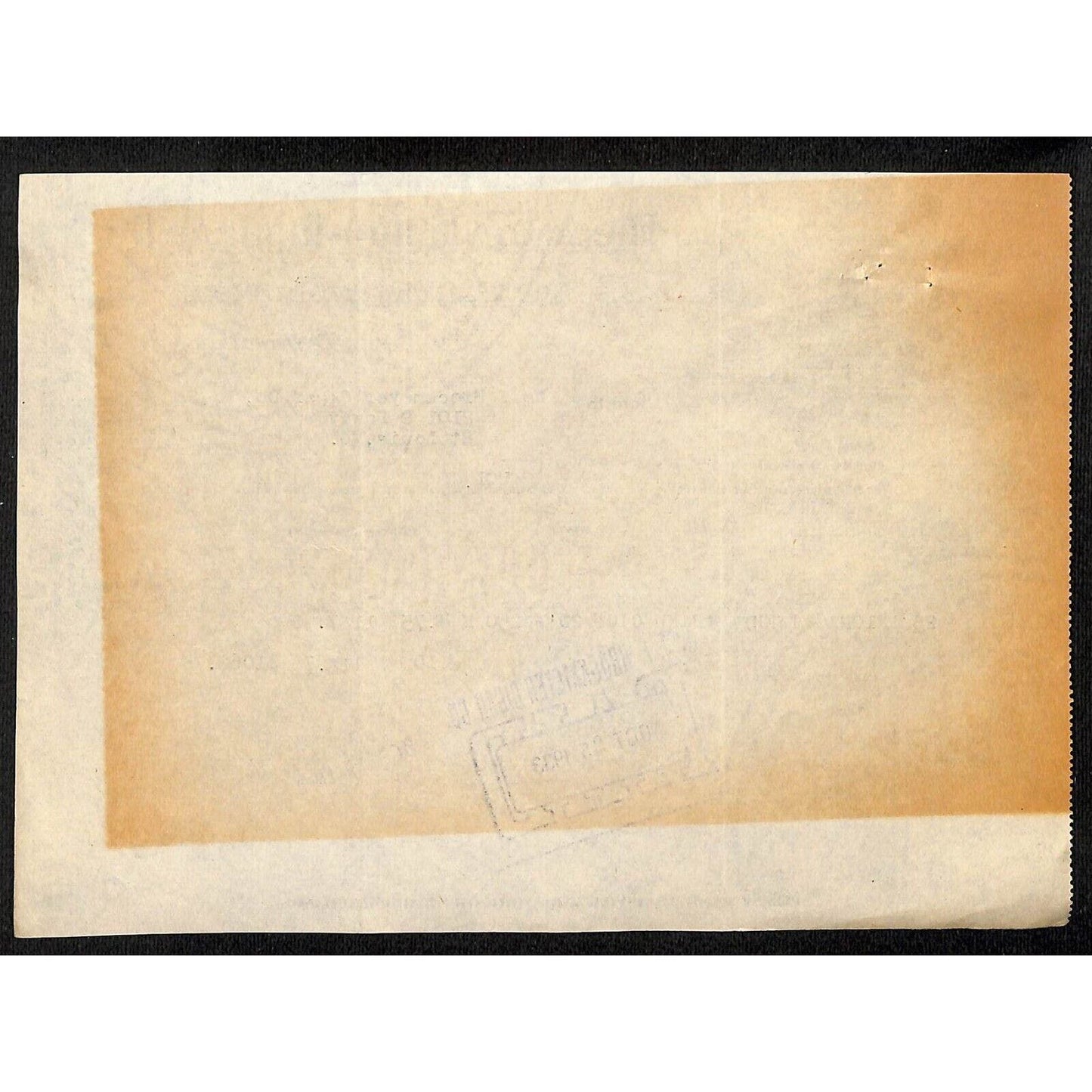 Louisville, KY The Axton-Fisher Tobacco Co. "Old Hill Side" 10/16 1933 Billhead