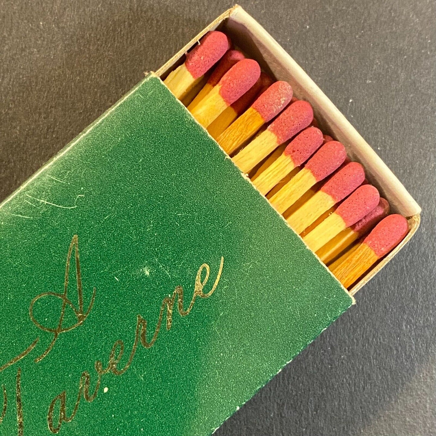 Gentree - A Taverne New Haven, CT Restaurant Vintage Matchbox Scarce