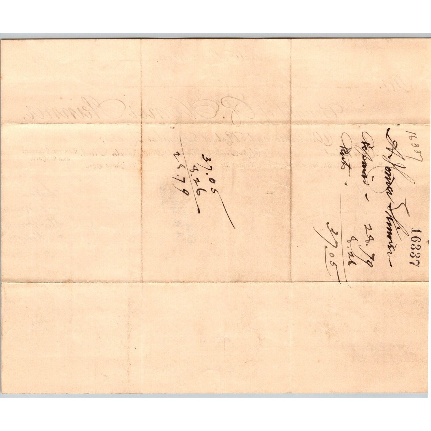 A. Homer Skinner Lumber Dealer Fall River, MA 1898 Billhead Durfee Mills VGC