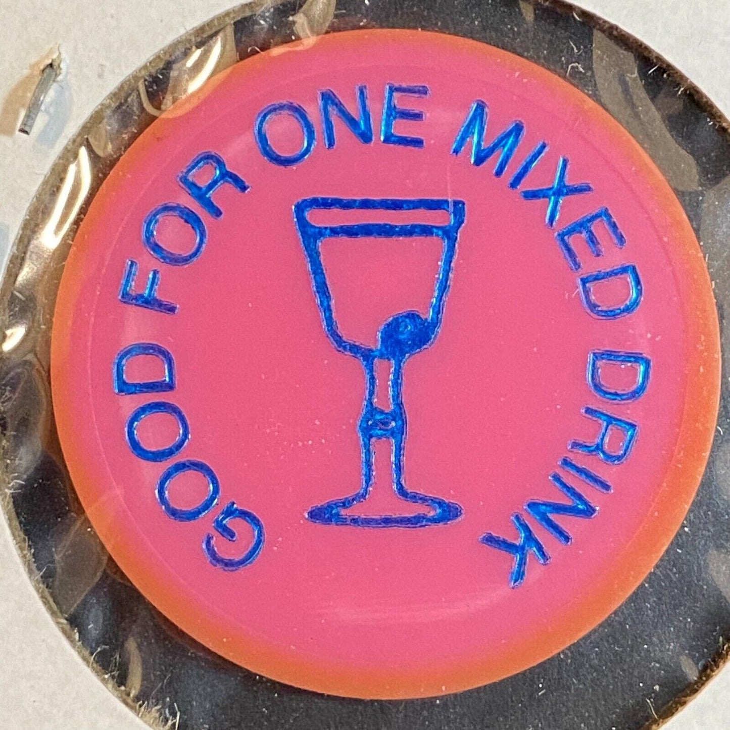 McDonald, PA Pitt Hotel c1980's-90's Plastic Token G/F One Mixed Drink