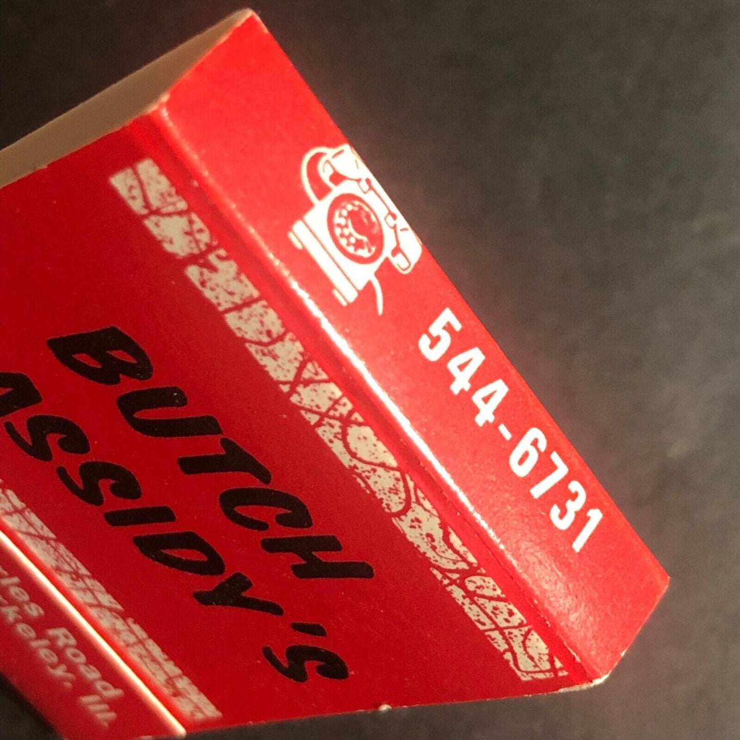 Berkeley, IL Butch Cassidy's Restaurant Lounge c1970's Full Matchbook