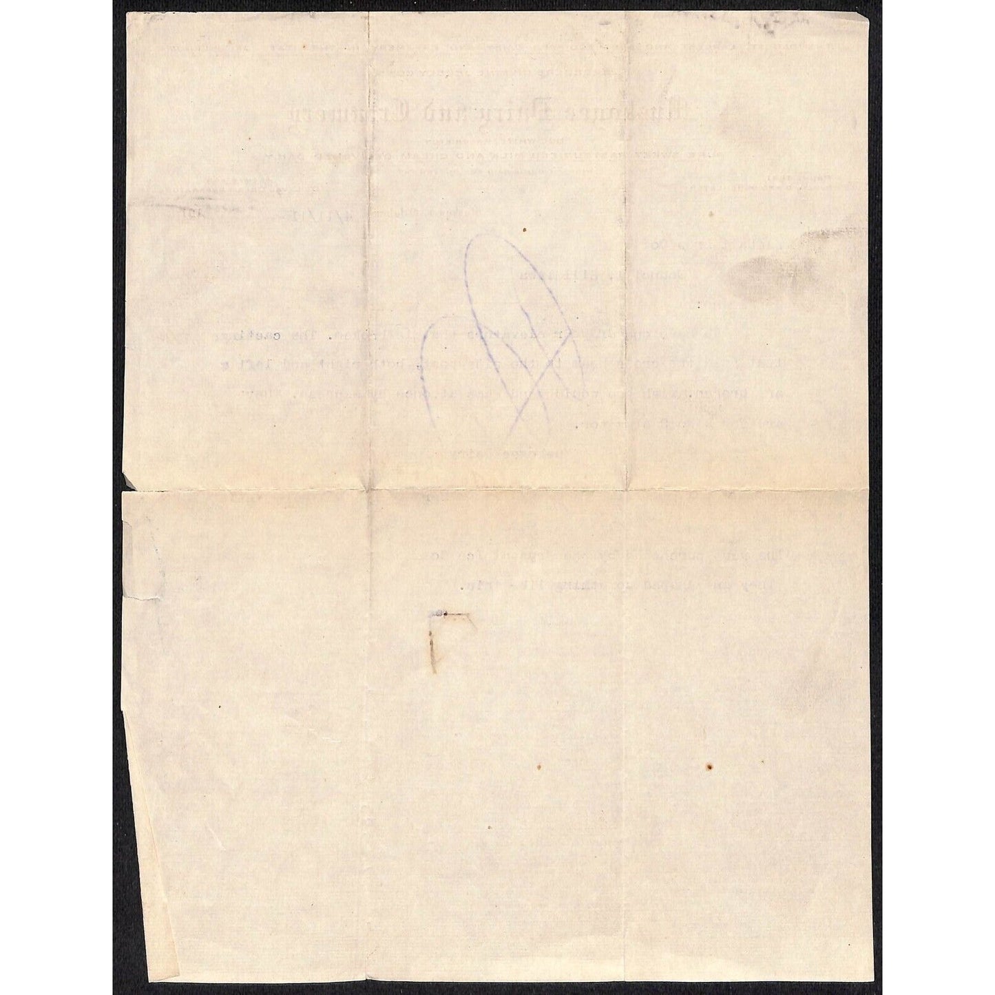 1911 Muskogee Dairy and Creamery / Doc White OK TLS Letterhead Delivery