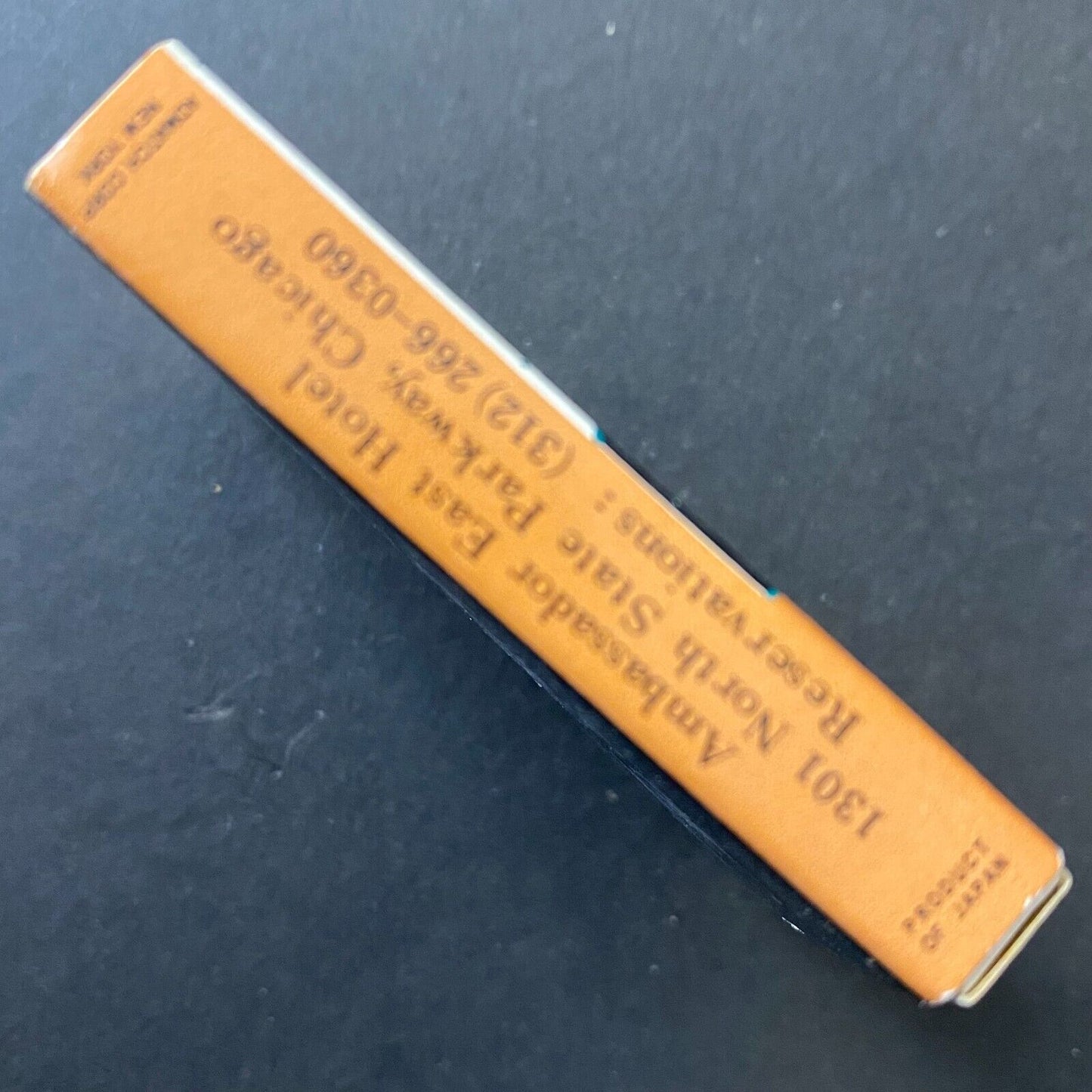 Ambassador East Hotel / Pump Room Chicago c1970's-80's Matchbox VGC