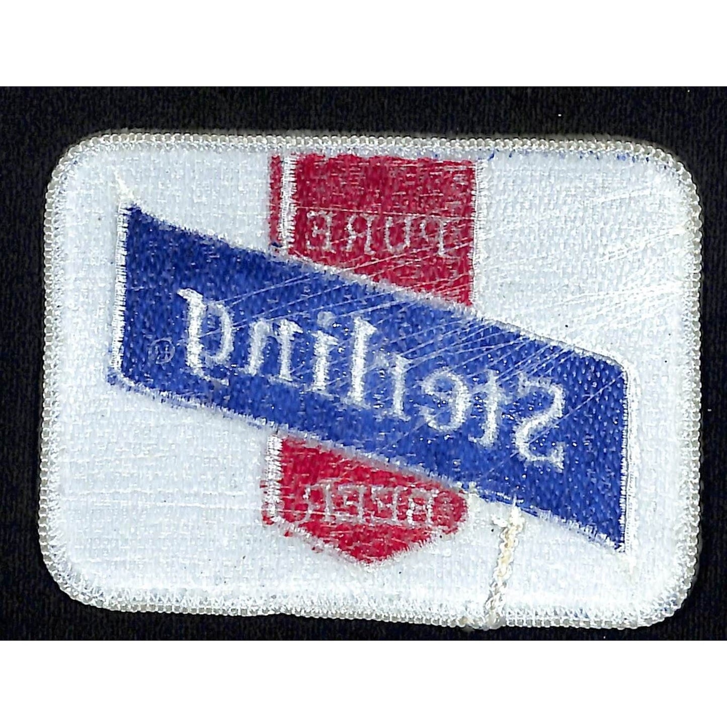 Sterling Beer Patch Vintage Embroidered 3" x 4" VGC c1975-80's