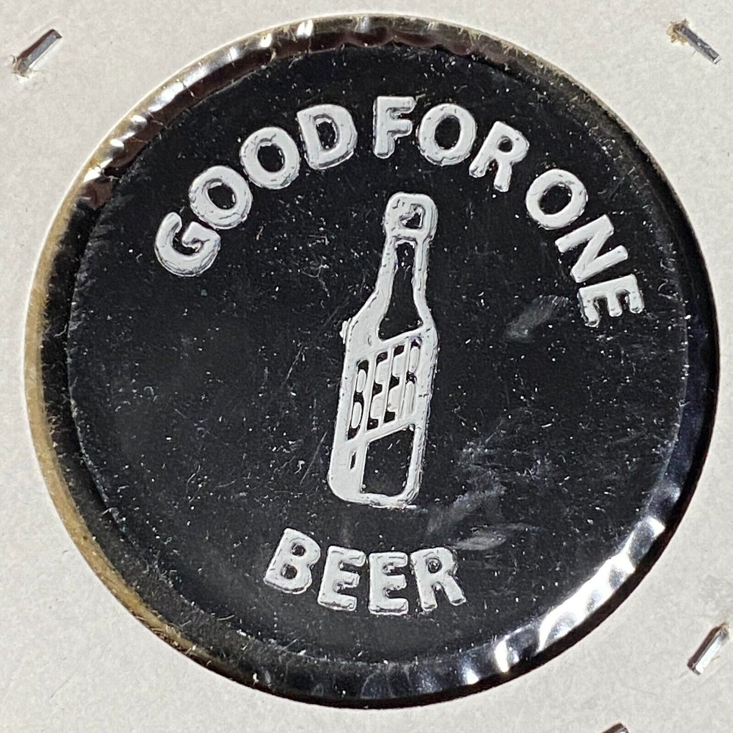 Bloomsburg, PA Paddock Cafe Plastic Token G/F One Beer w/ Horse Art