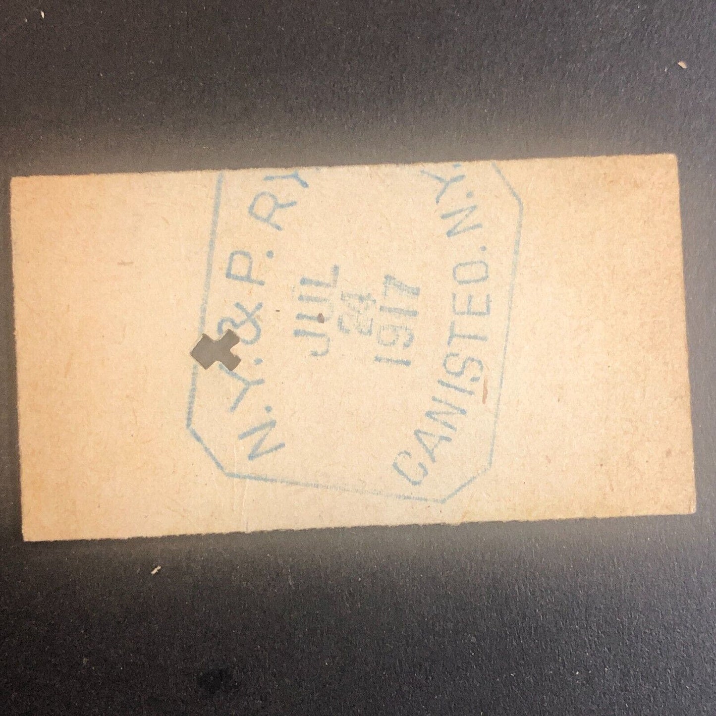 New York & Pennsylvania Railroad July 24 1917 Rexville, NY Ticket #30260