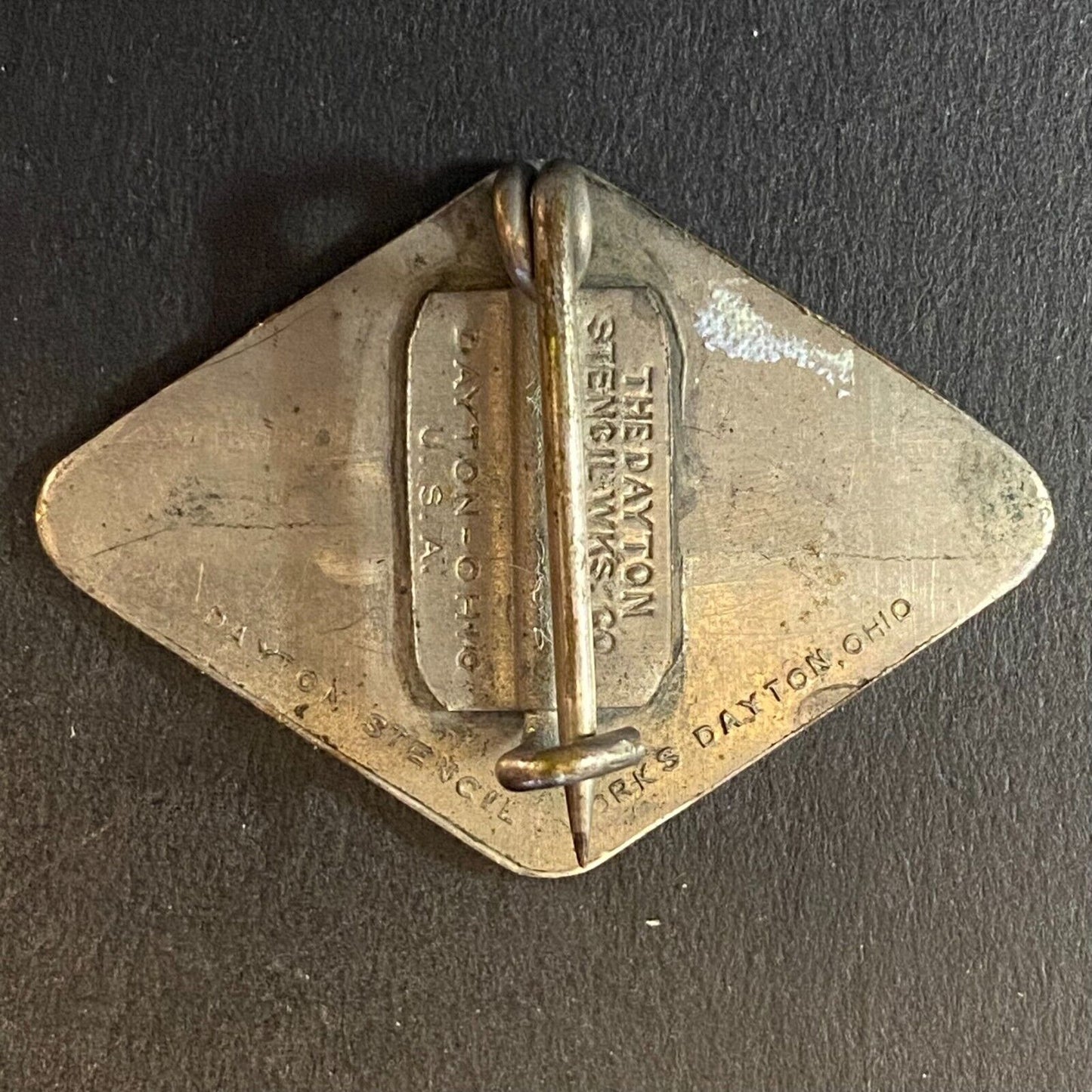 1928 Michigan Licensed Registered Chauffeur Badge Metal Pin Back Driver #41743