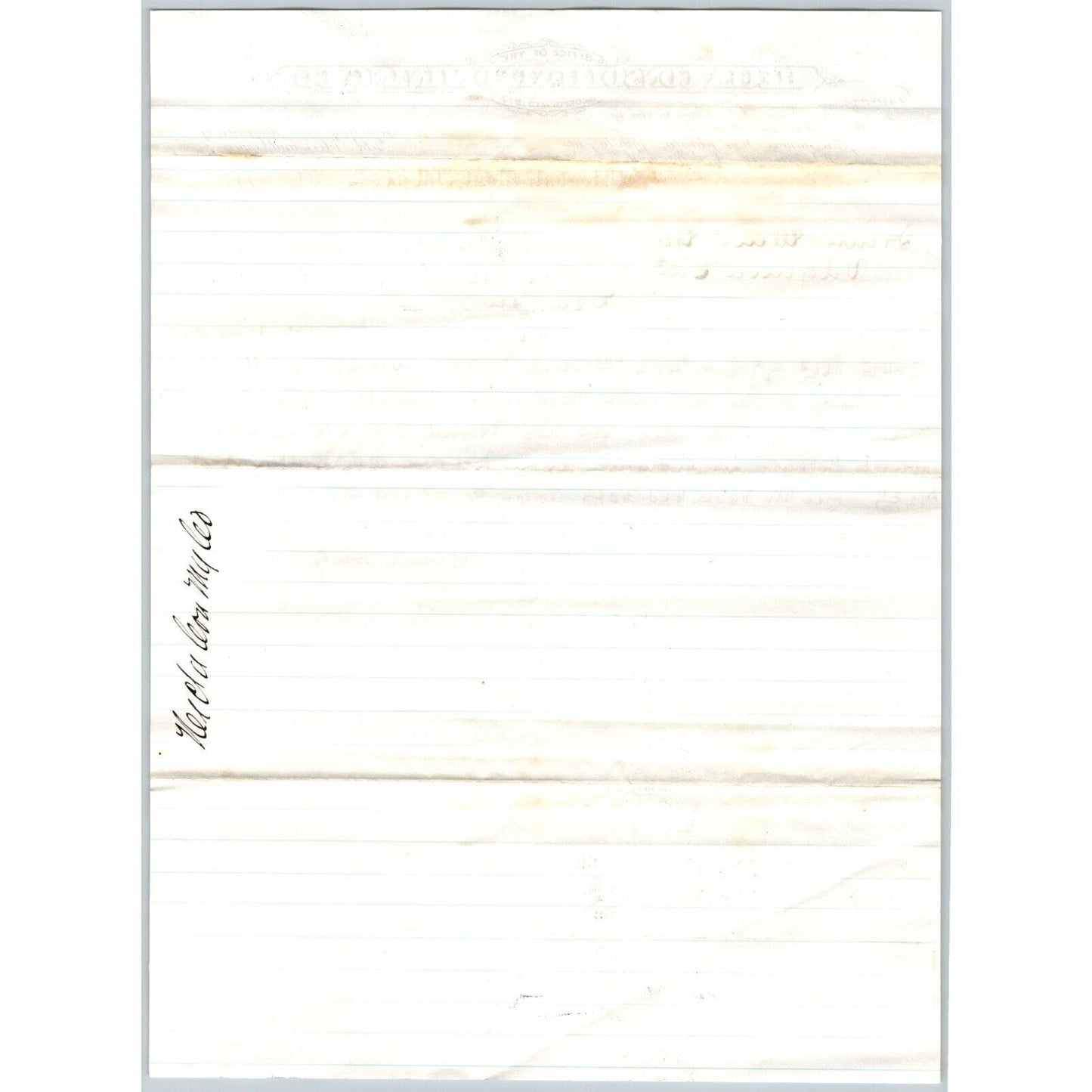 Hecla Consolidate Mining Glendale, MT 1878 ALS Letterhead Henry Elling* Scarce
