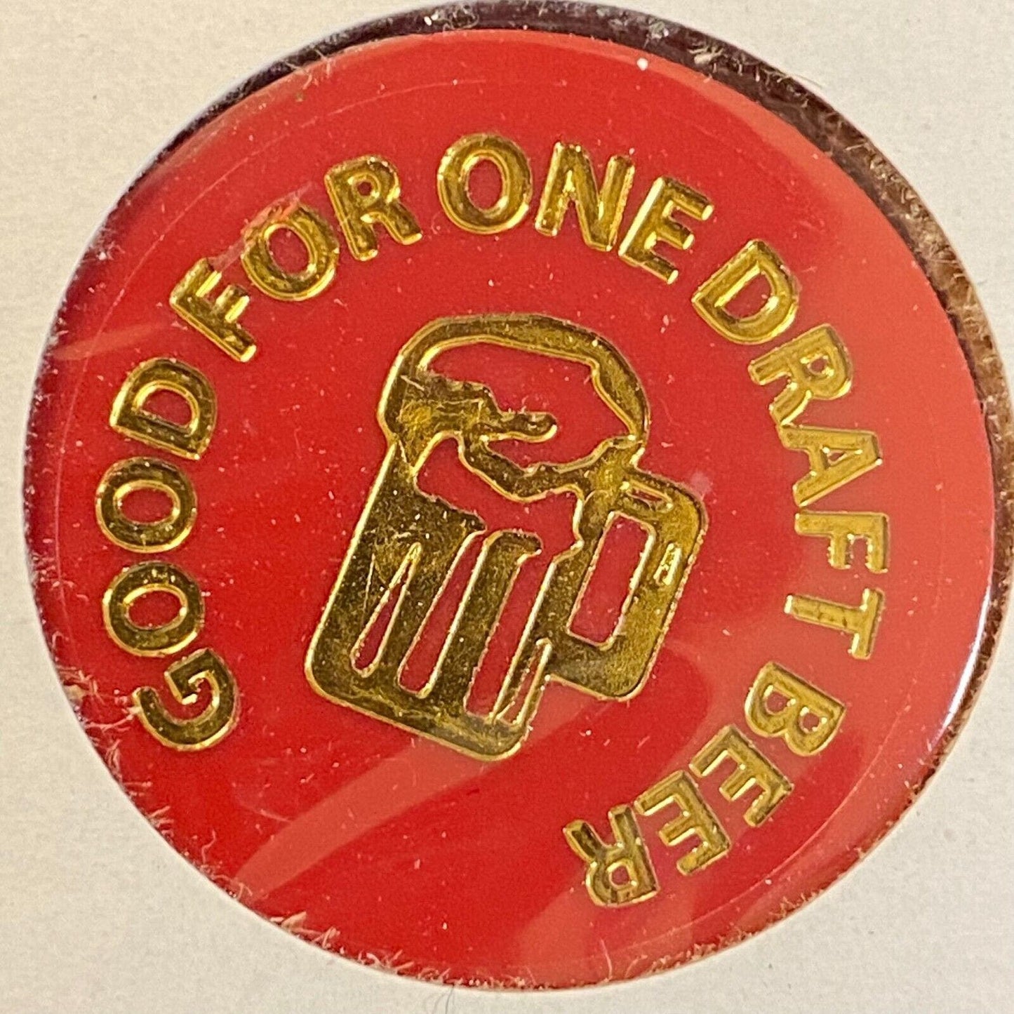 Morrisdale, PA Moose Lodge 97 c1980's Plastic "G/F One Draft Beer" Token