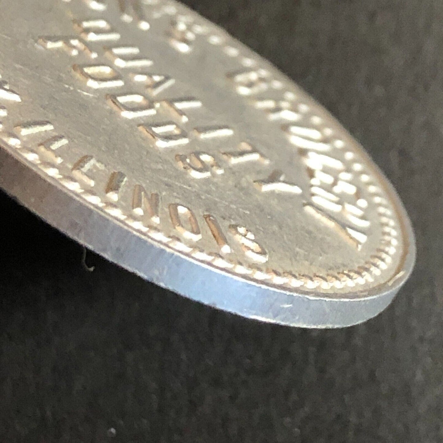 Gridley, IL Von's Grocery Alum G/F $1 Trade Token 31mm c1960's