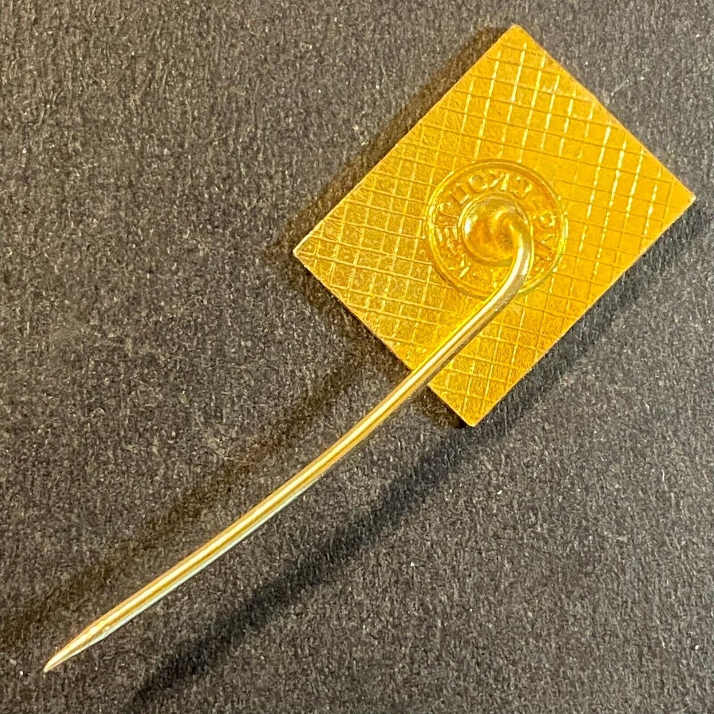 Nassm Congress ? Russian Vintage Enameled Lapel Stick Hat Pin