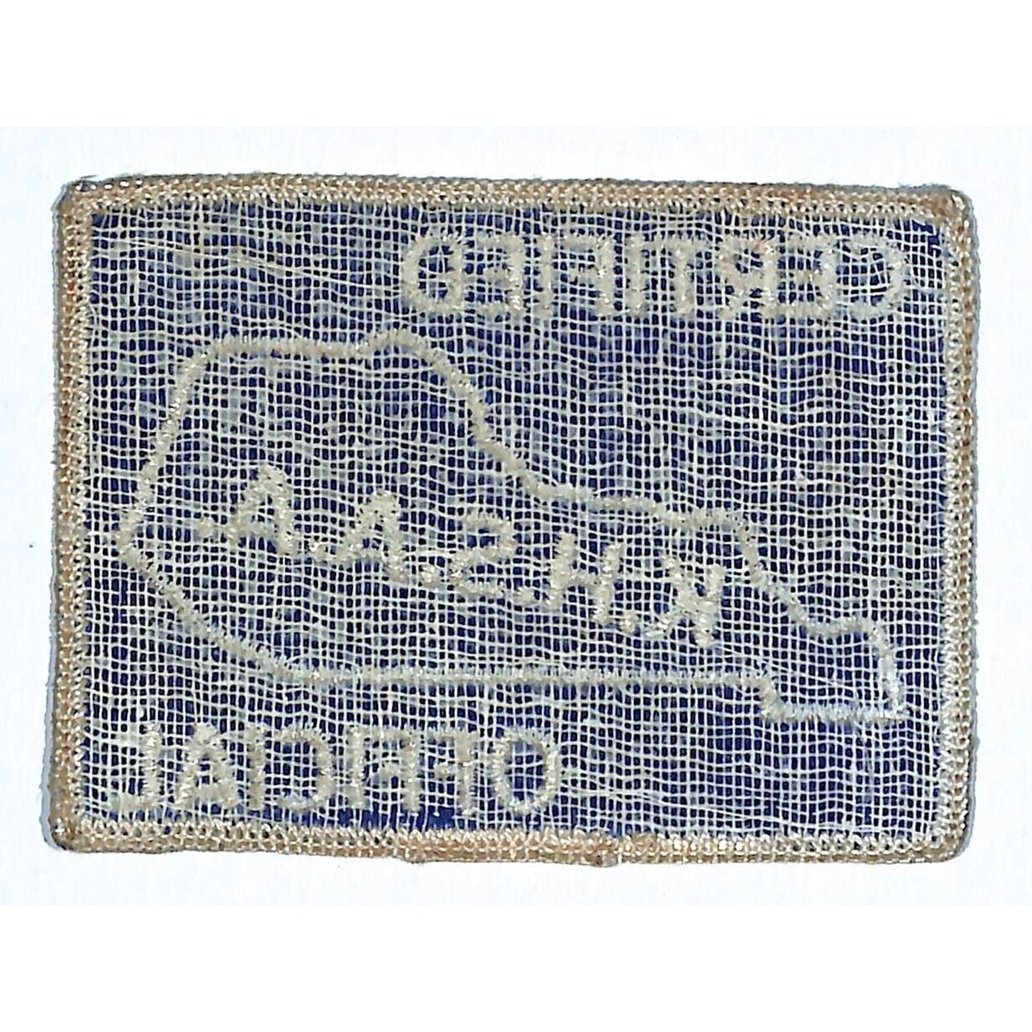 KHSAA Official Kentucky High School Embr. Patch c1970's? 2.5" x 3.5" VGC (#2)