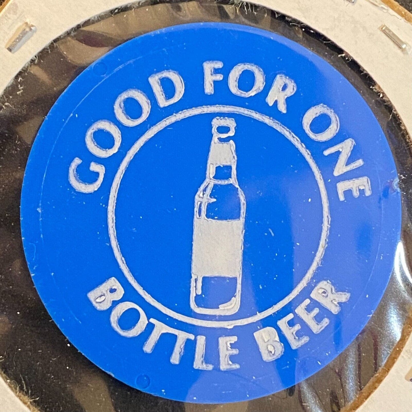 Masontown, PA American Legion Post 423 c1980's Plastic Token "G/F Bottle Beer"