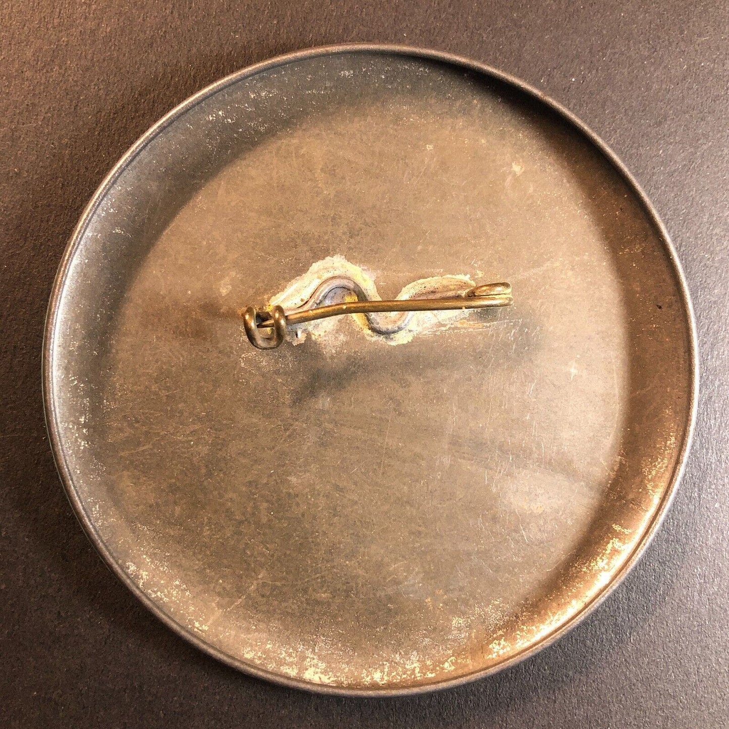 Finest Creamed Cottage Cheese Vintage Steel Pinback Button c1930's-40 3" VGC