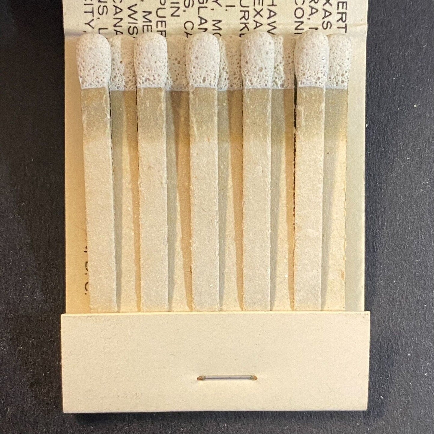 New York Hilton at Rockefeller Center c1974-80's Full Matchbook VGC