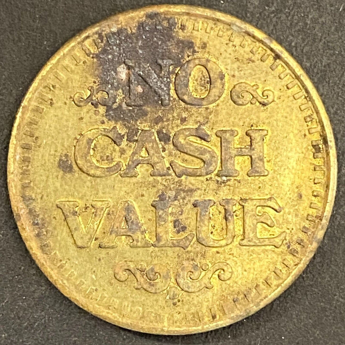 Lazer Blaze Louisville, KY Brass Arcade Amusement Token 25mm (#1)