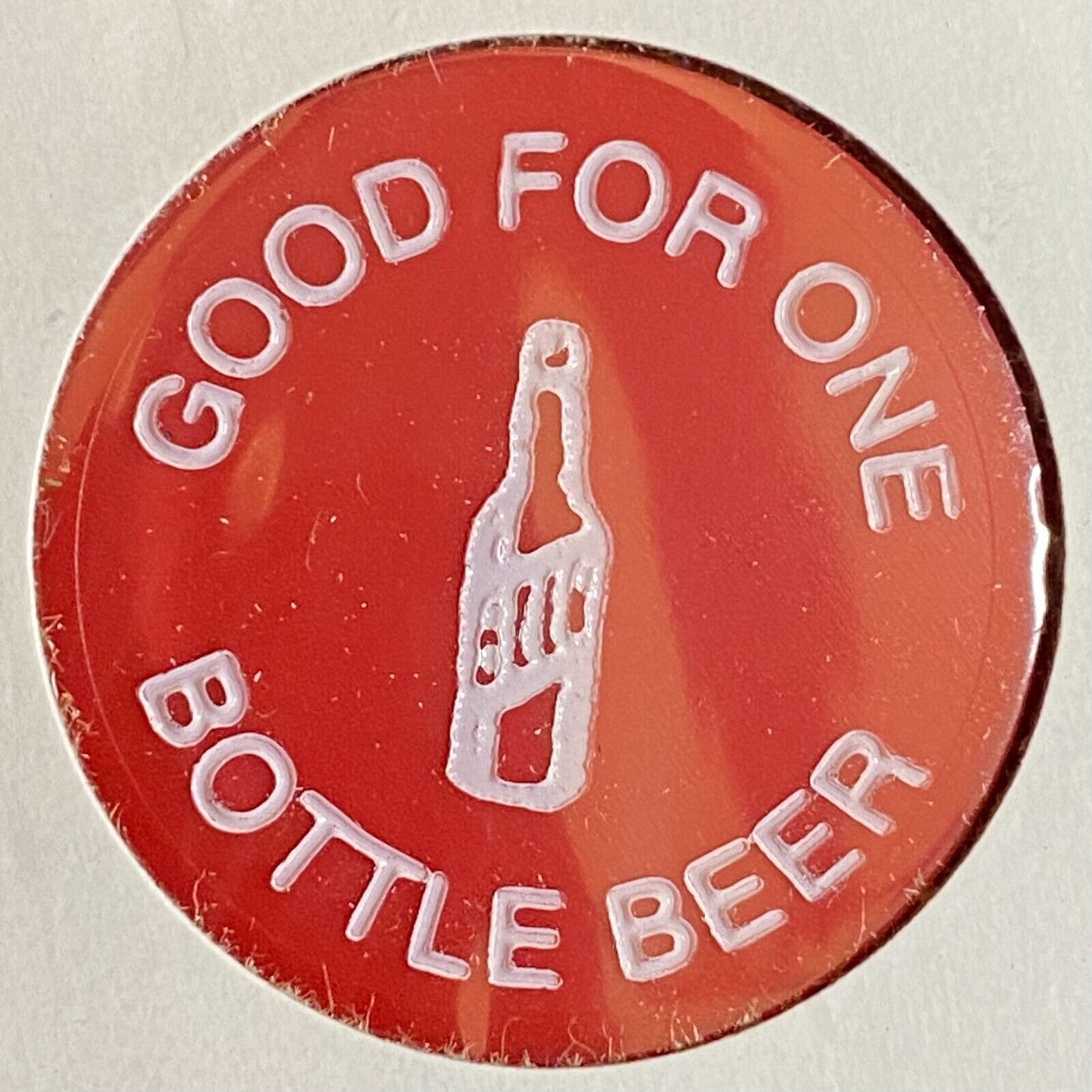 Monongahela, PA Slovak Club c1980's-90's Plastic Token G/F One Bottle Beer