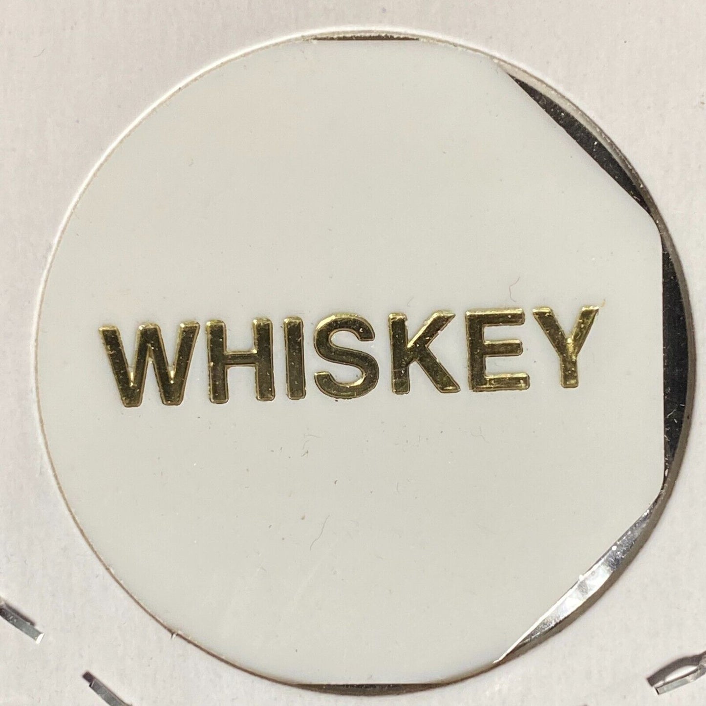 Carlisle, PA FOE Aerie 1299 Hex Plastic Drink Token G/F Whiskey