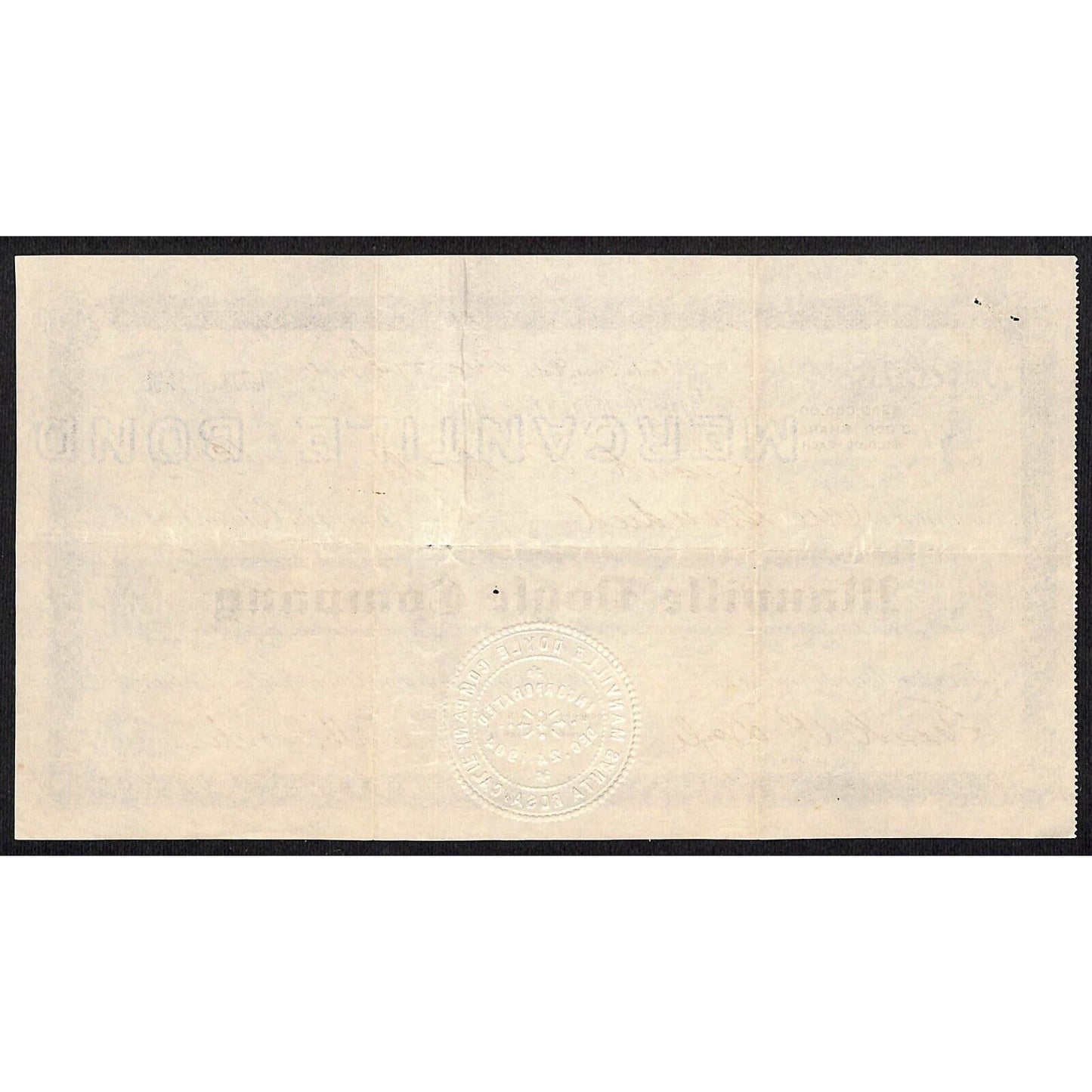 Manville Doyle Co. Santa Rosa, CA 1904 Stock Certificate #20 to Frank P. Doyle