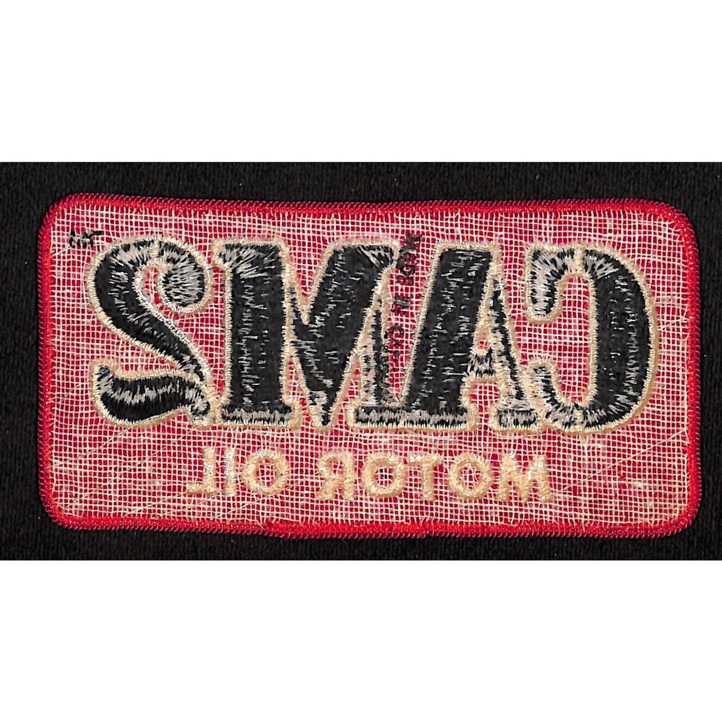 CAM2 Motor Oil Embroidered Patch Auto Racing c1975-85 2 3/8" x 4 3/4" VGC