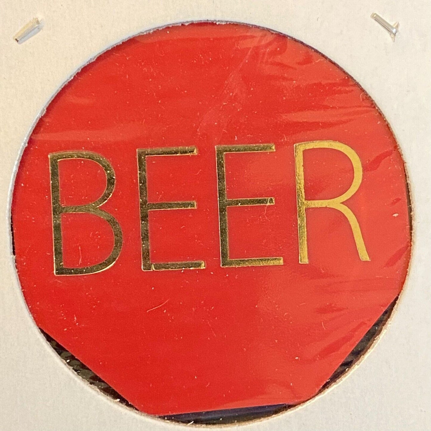 Lyndora, PA American Legion 778 c1980's Hexagon Plastic Drink Token "Beer"