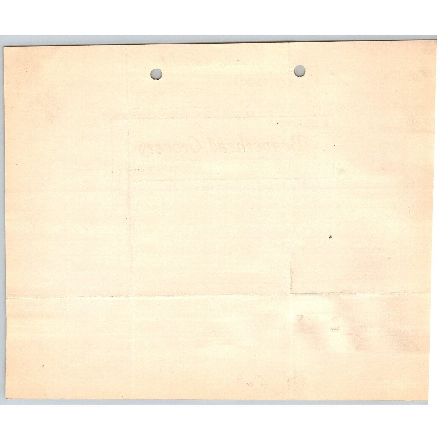 Dillon, MT Beaverhead Grocery L.P. Phillips Oct 1906 Billhead G.T. Paul*