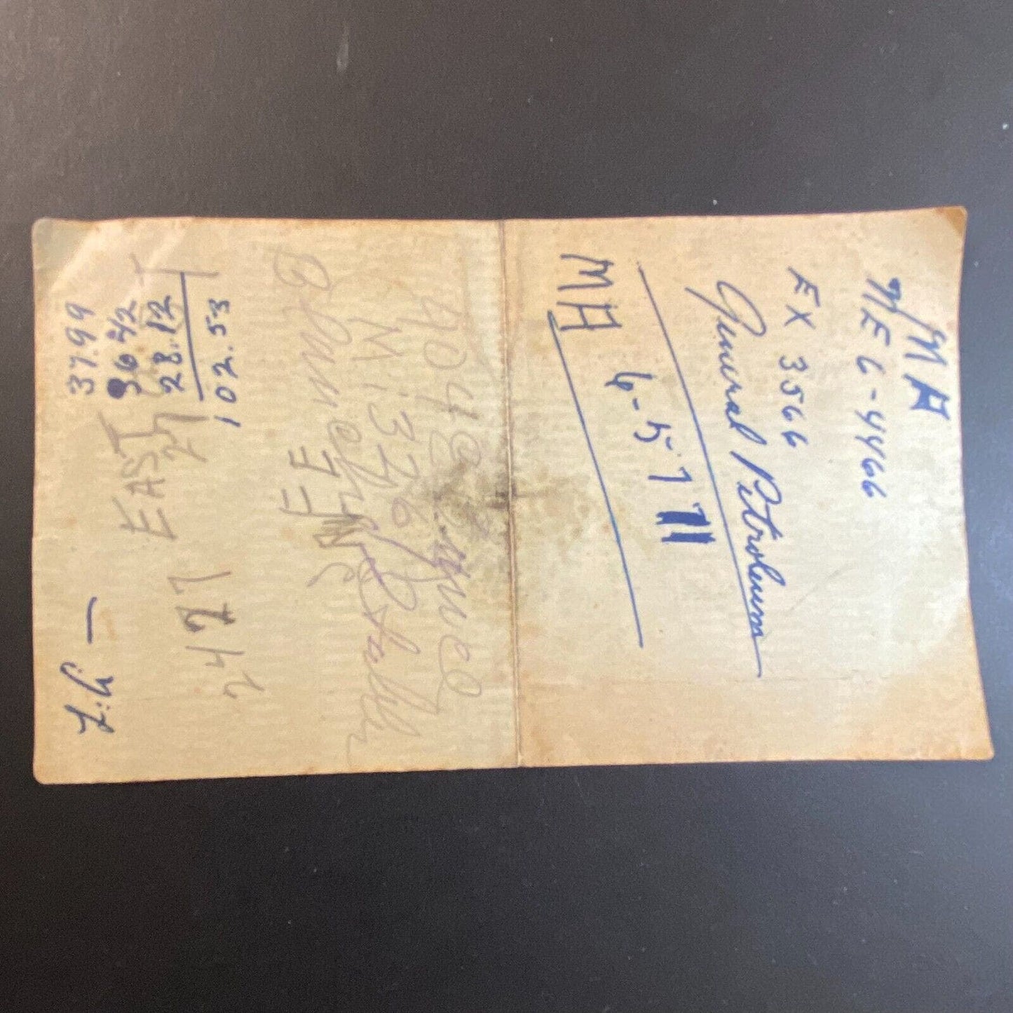 1950 State Speedway AAA 100 Mile National Championship Paper Pass - Ticket