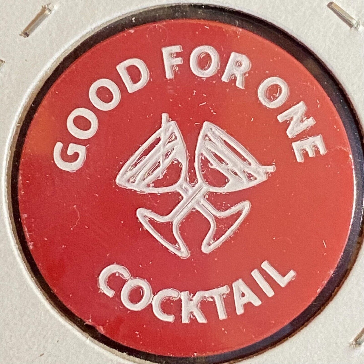 Mocanaqua, PA Polish Falcons Nest 163 c1980's Plastic Token G/F One Cocktail
