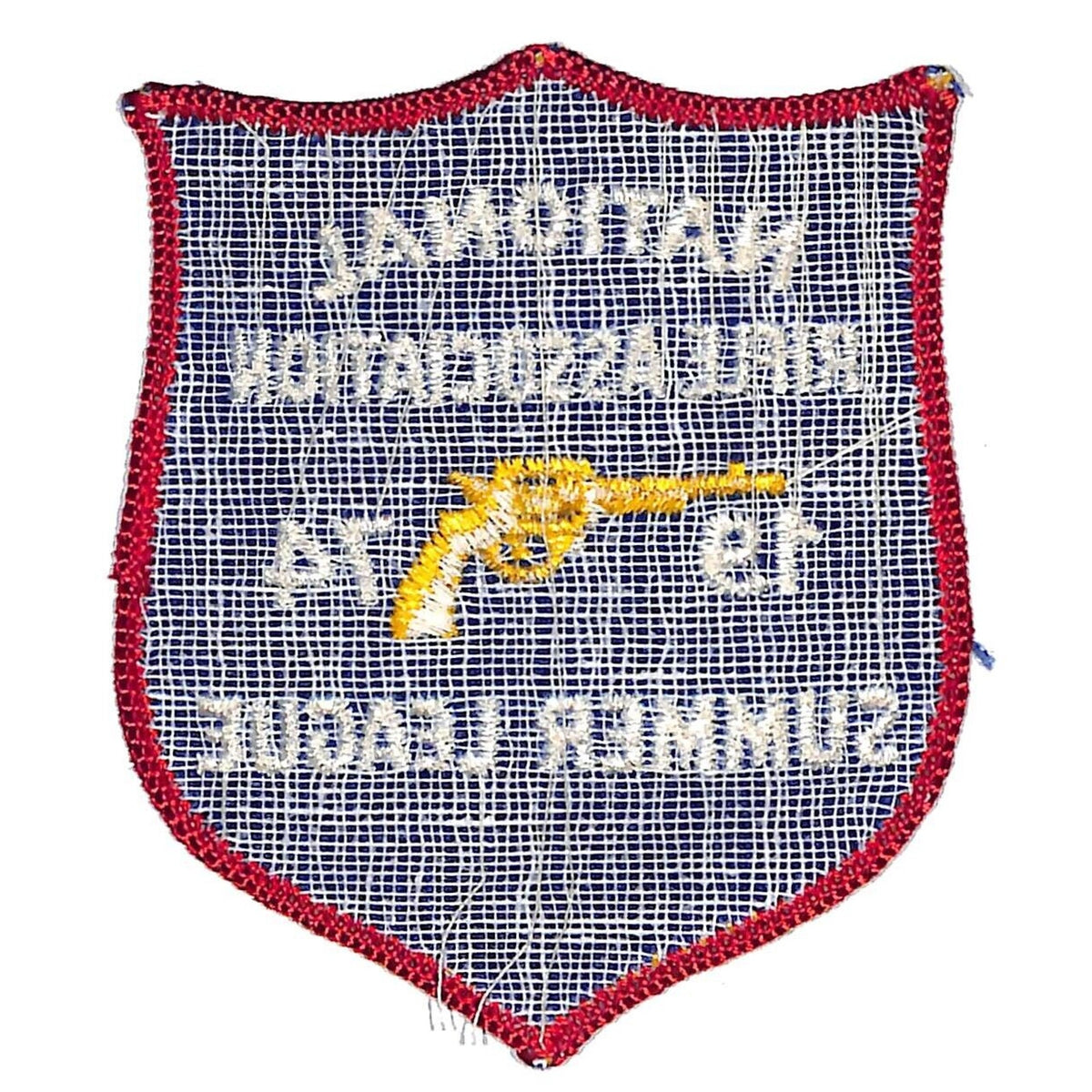 NRA Summer League 1974 Vintage Embroidered Patch 3 1/2" Pistol NOS - VGC