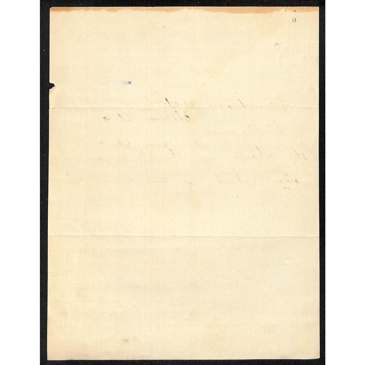 1902 Bonebrake Hardware and Implement Co. Busch, OK Territorial Letterhead