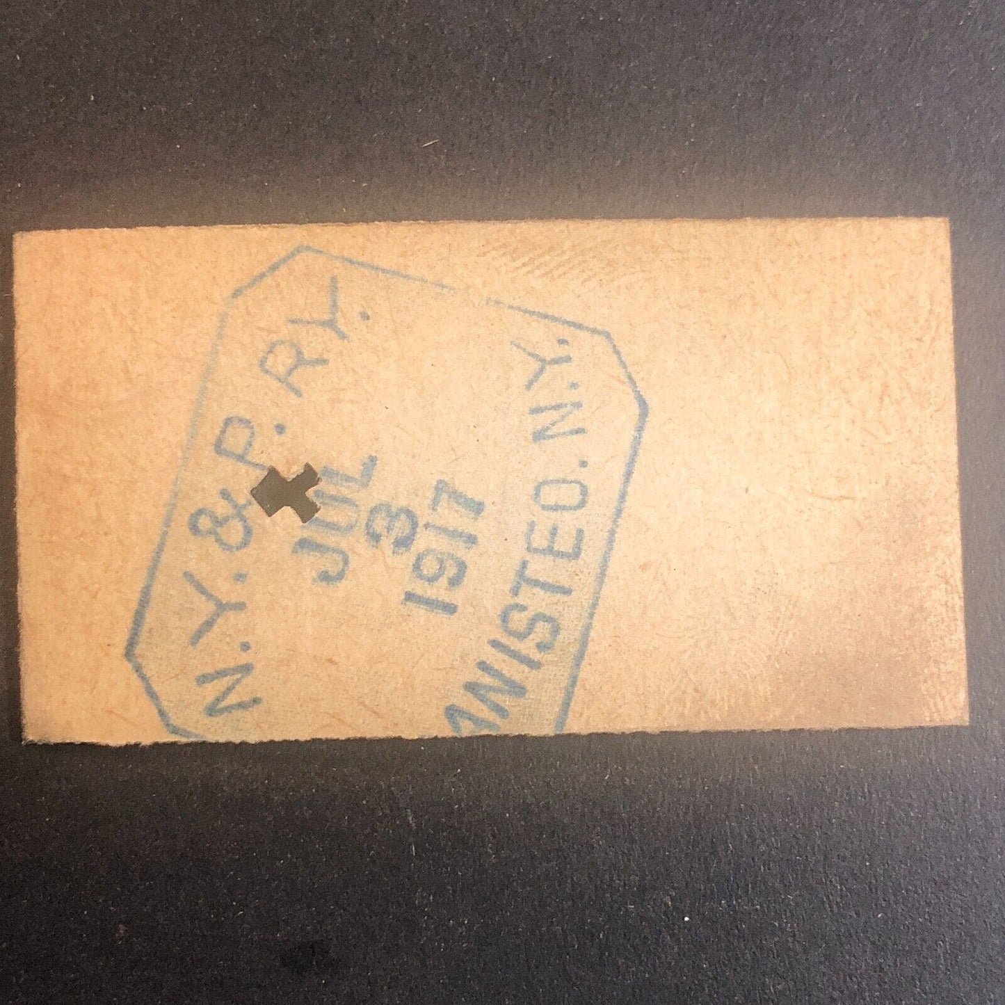 New York & Pennsylvania Railroad July 3 1917 Rexville, NY Ticket #30193