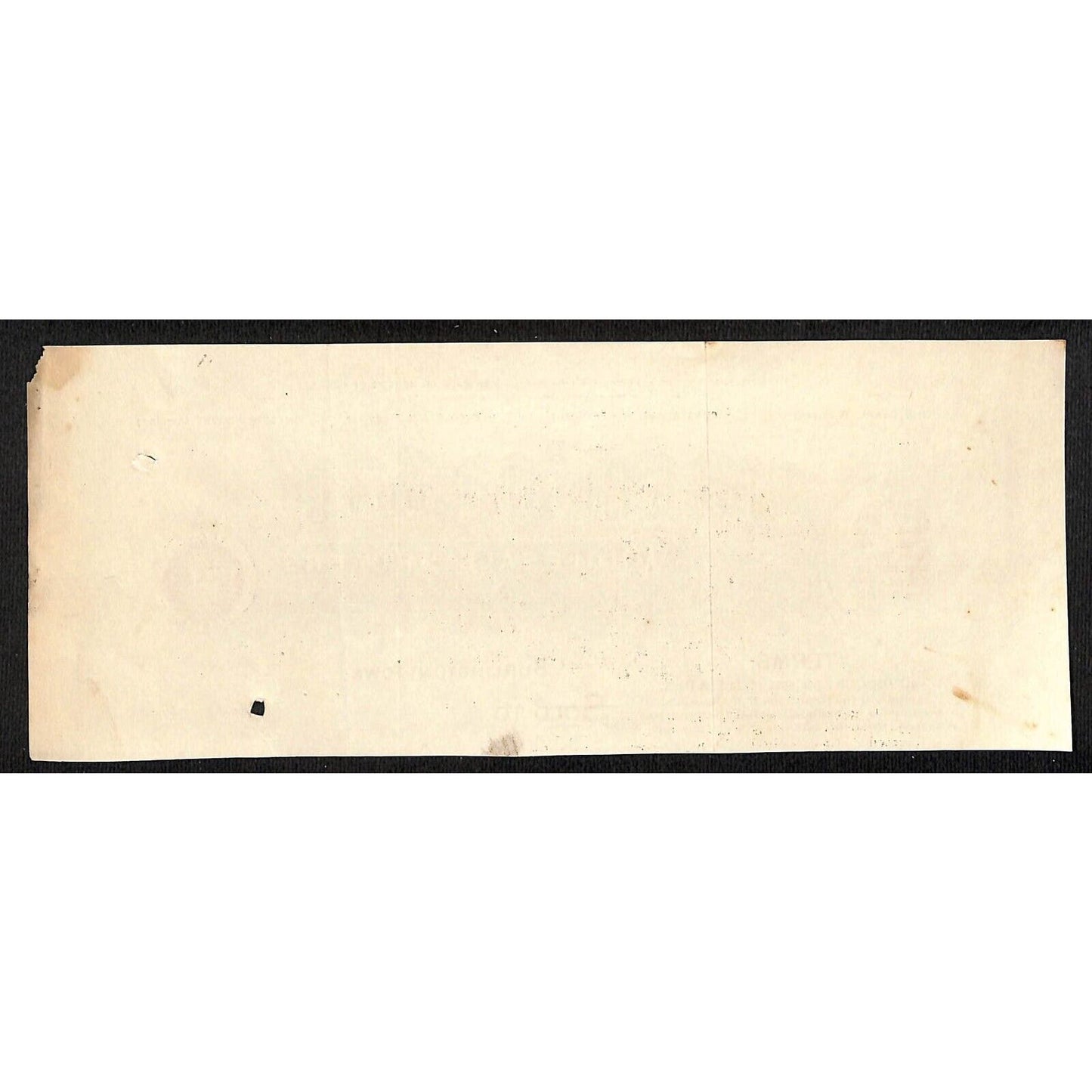 John Blaul's Sons Grocers Burlington IA Hutchinson* 10/9 1903 Cut Billhead