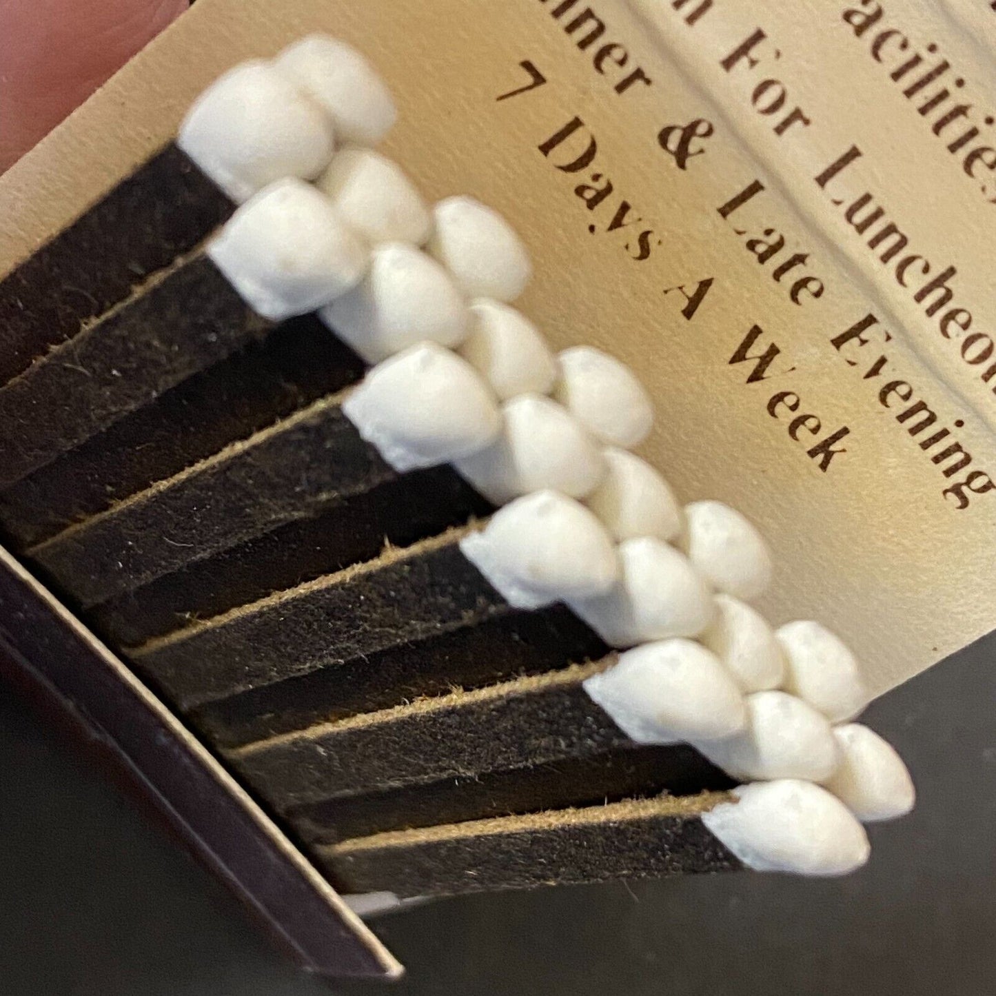 Daniels Restaurant Addison, IL Full Matchbook Scarce c1968-74