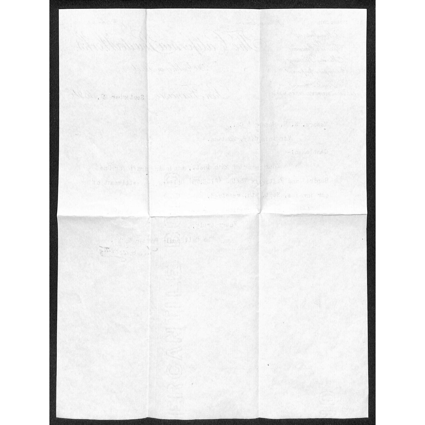 California Powder Works Hercules Dynamite 9/29 1894 Letterhead S.R. Buford*