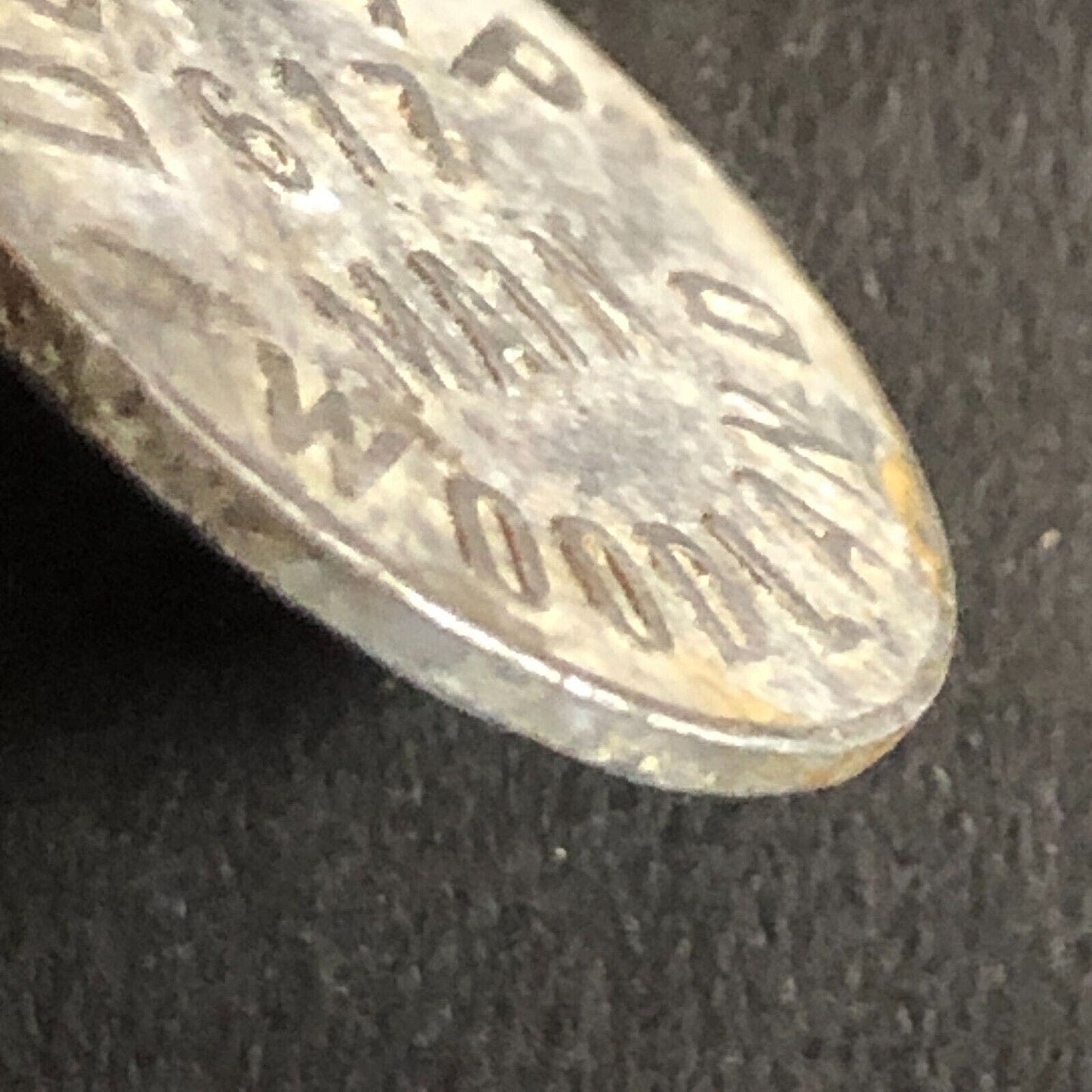 Dunlap (Cigars) 617 Main St. Woodland CA c1920's G/F 10c Alum Trade Token 21mm