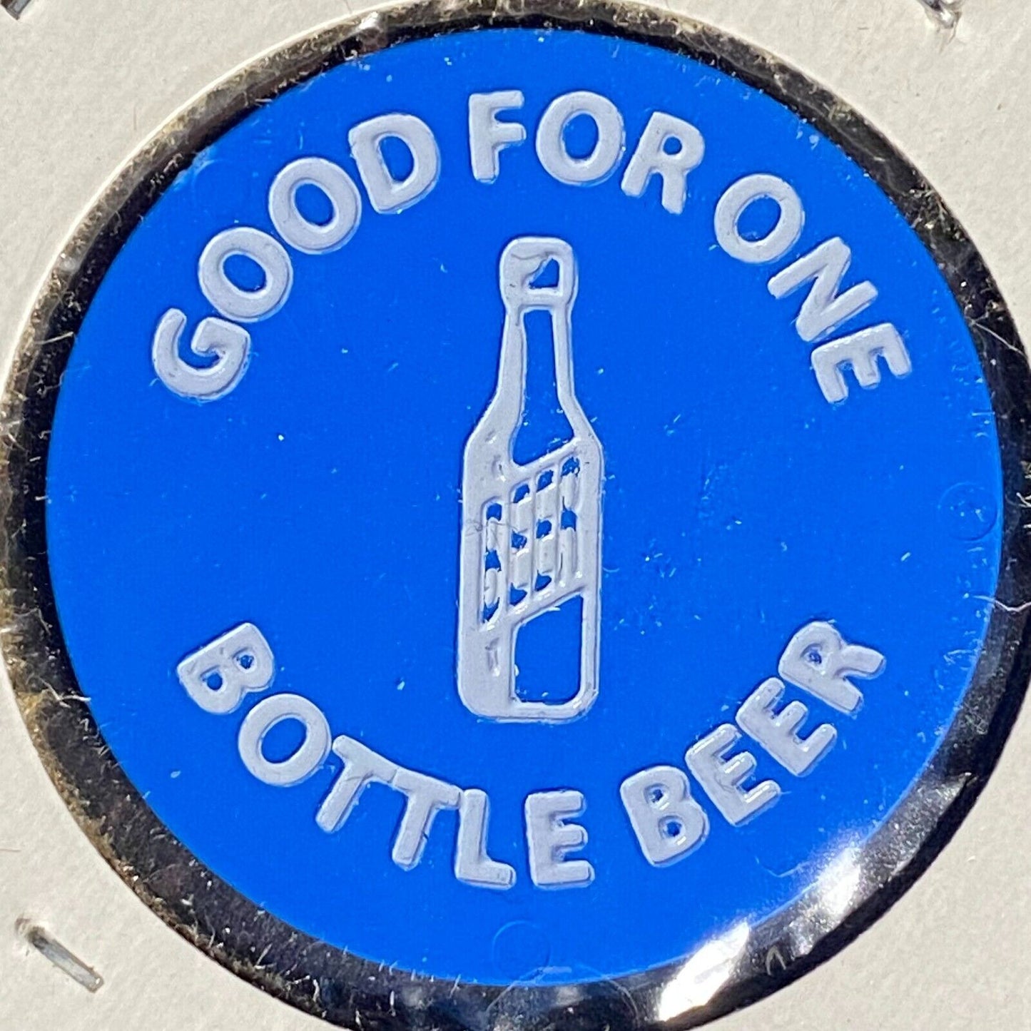 California, PA JFK / Gill Post 377 Plastic Drink Token G/F "Bottle Beer"