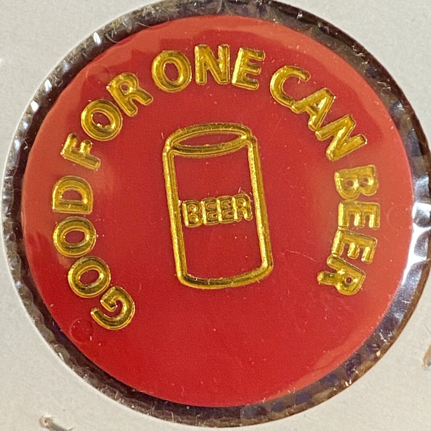 Johnstown, PA Rovida's Bar c2007 ? Plastic "G/F One Can Beer" Token