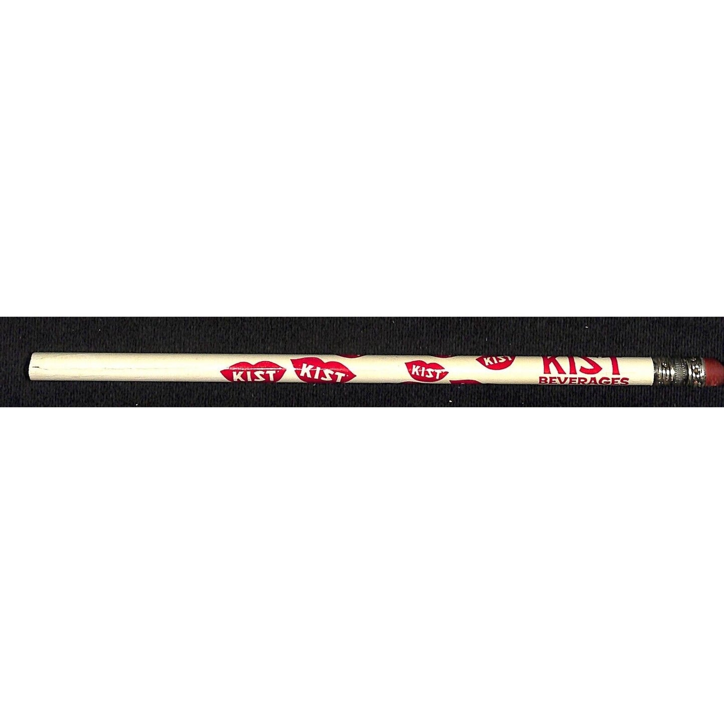 Kist Beverages Kiss Lips Vintage Advertising Pencil VGC Unused