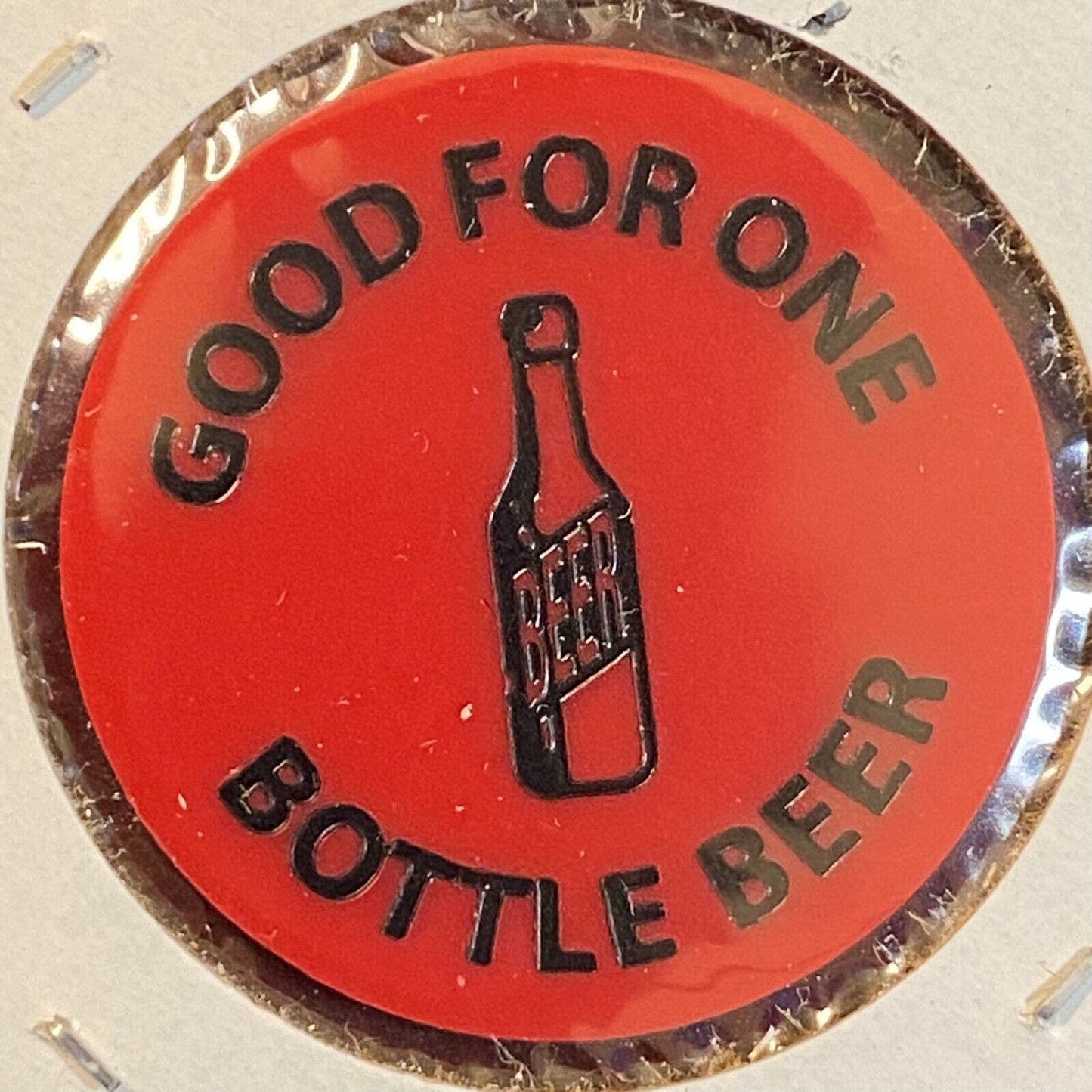 Meadville, PA VFW Post 2006 c1980's Plastic Token "G/F One Bottle Beer"