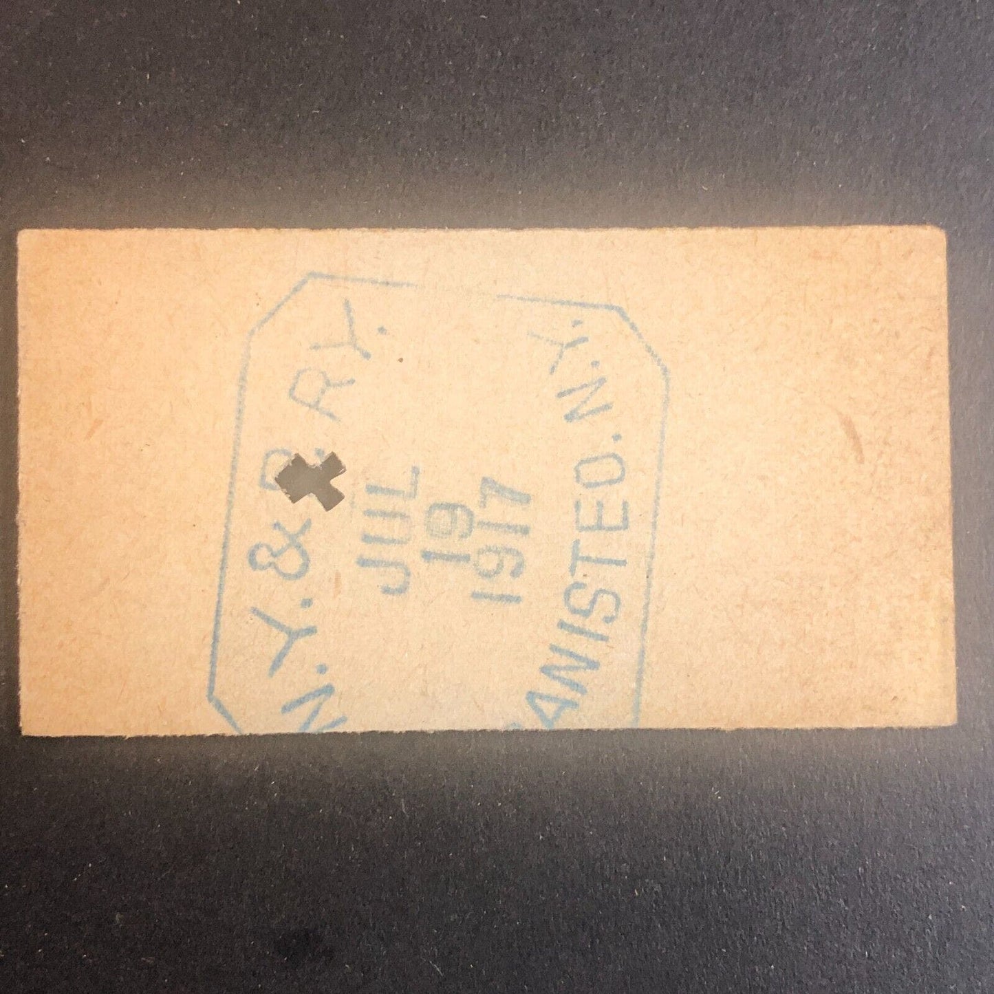 New York & Pennsylvania Railroad July 19 1917 Rexville, NY Ticket #30244