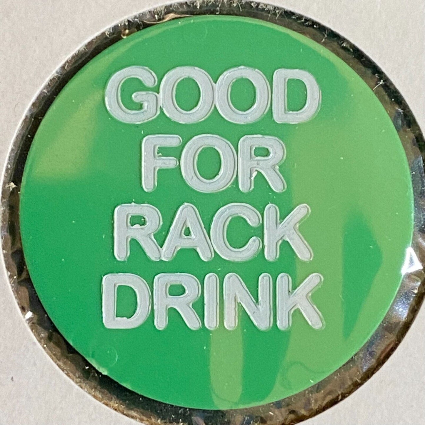 Media, PA American Legion 3460 c1980's Plastic Token "G/F One Rack Drink"
