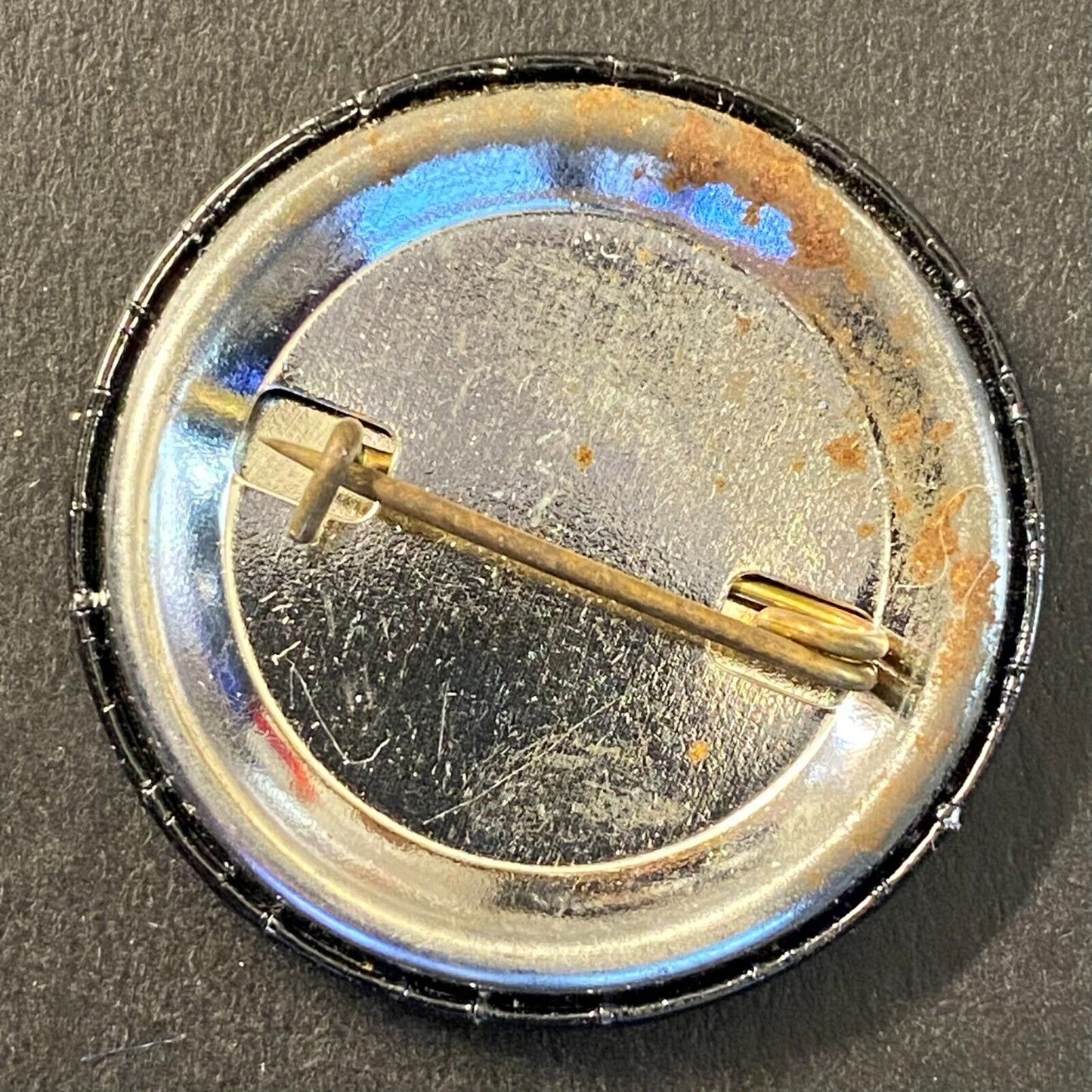 "The Beatles" Group Standing Steel Pinback 1 1/8" c1960's VGC