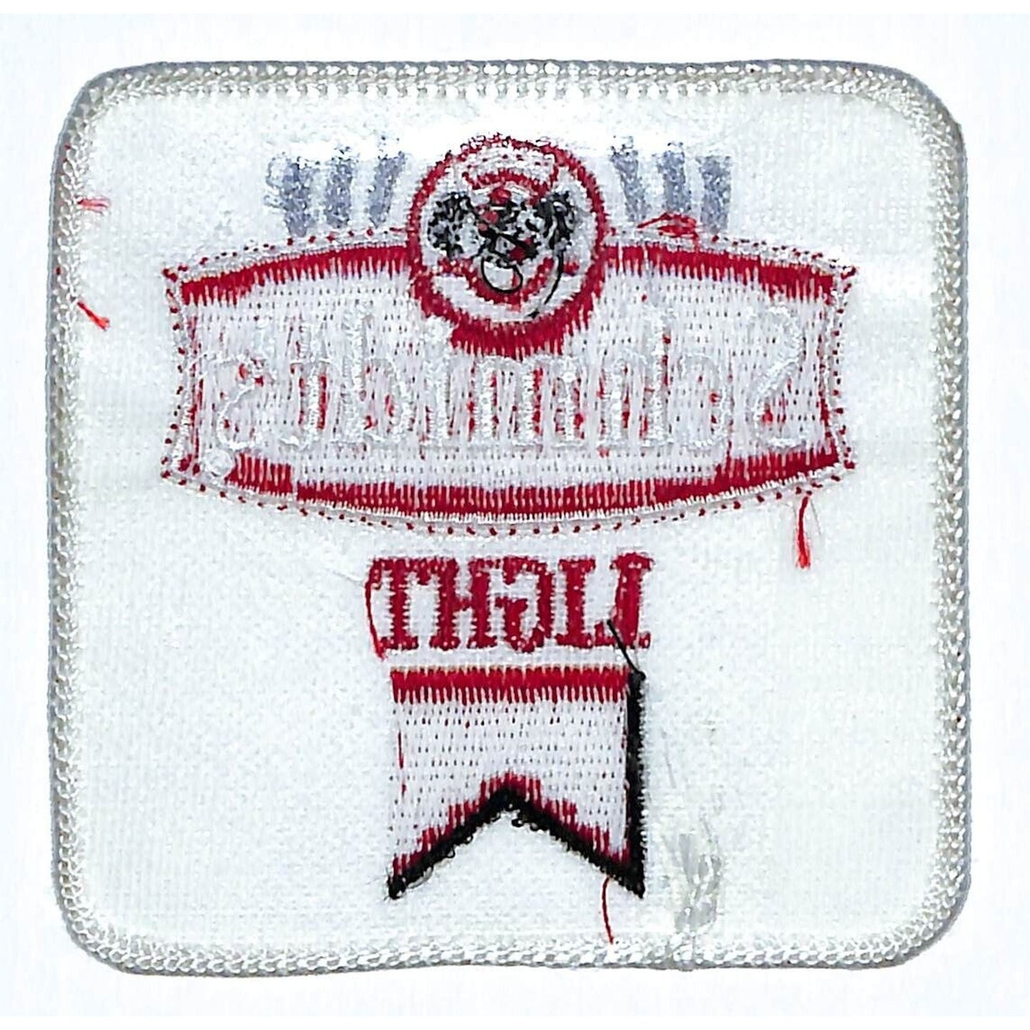 Schmidt Light Beer Patch Embroidered Vintage 3 1/4" x 3 1/4" c1975-85